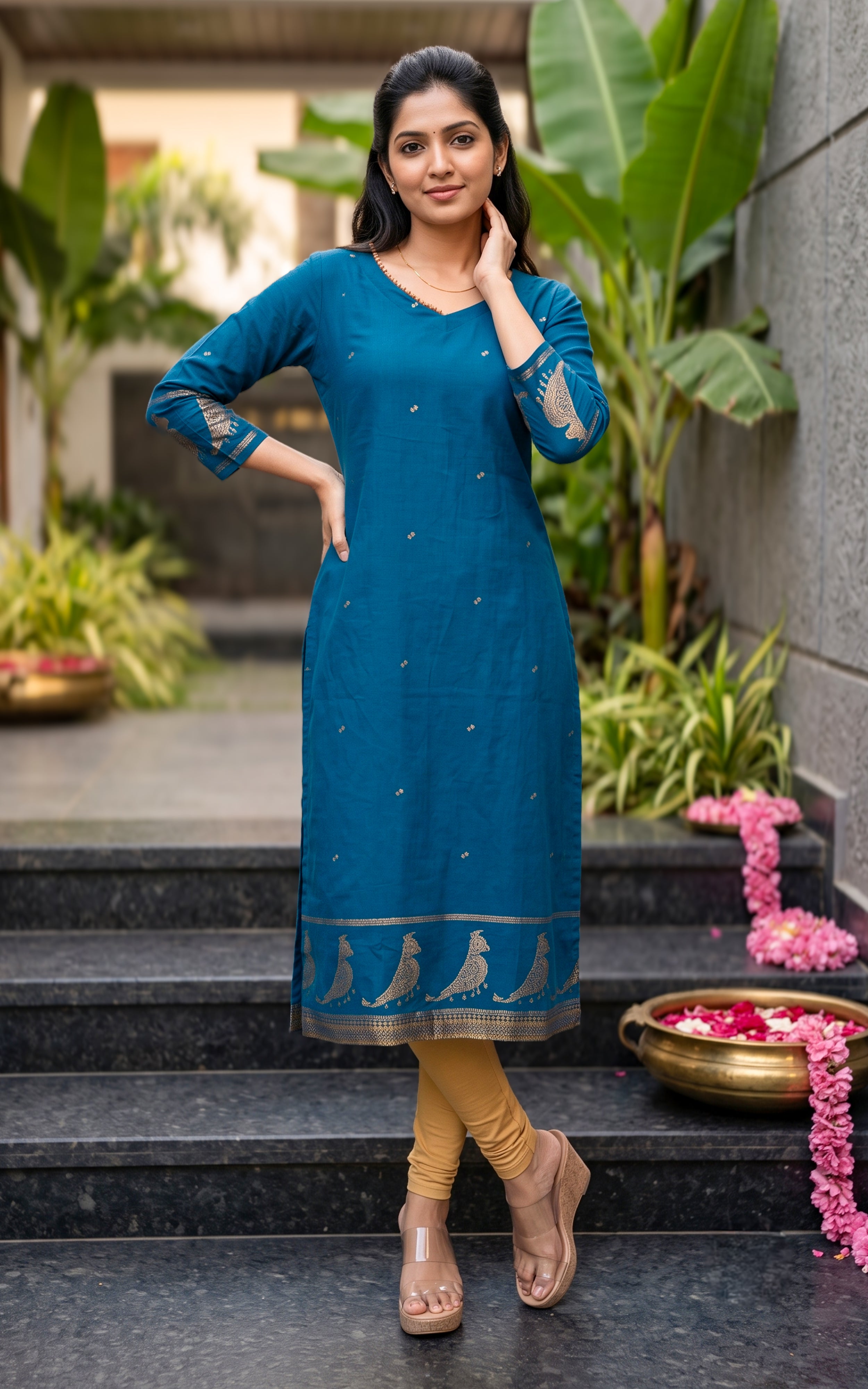 Paingili Blue (Only Kurti)