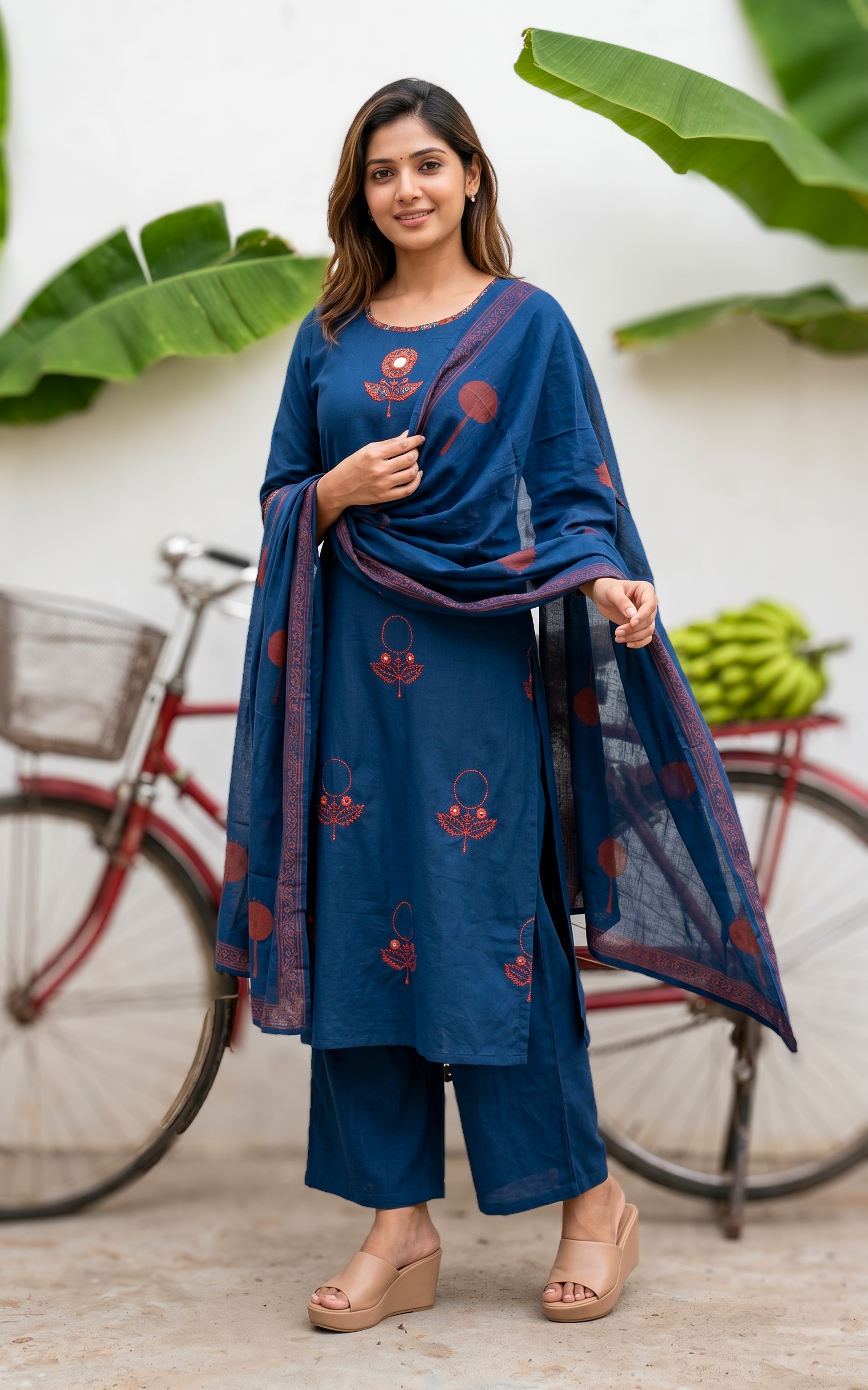 Ajantha (Kurti+Pant+Dupatta)