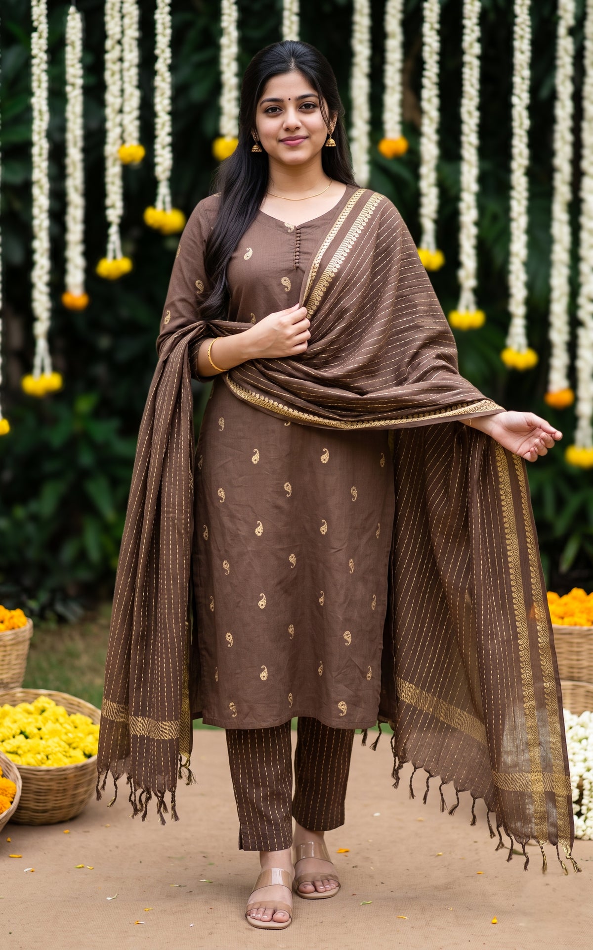Panjali (Kurti+Pant+Dupatta)