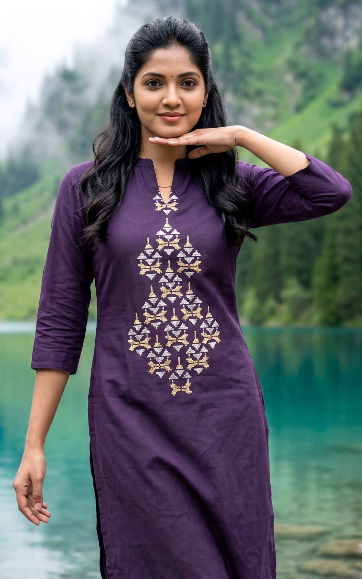 Monisha Dark Violet