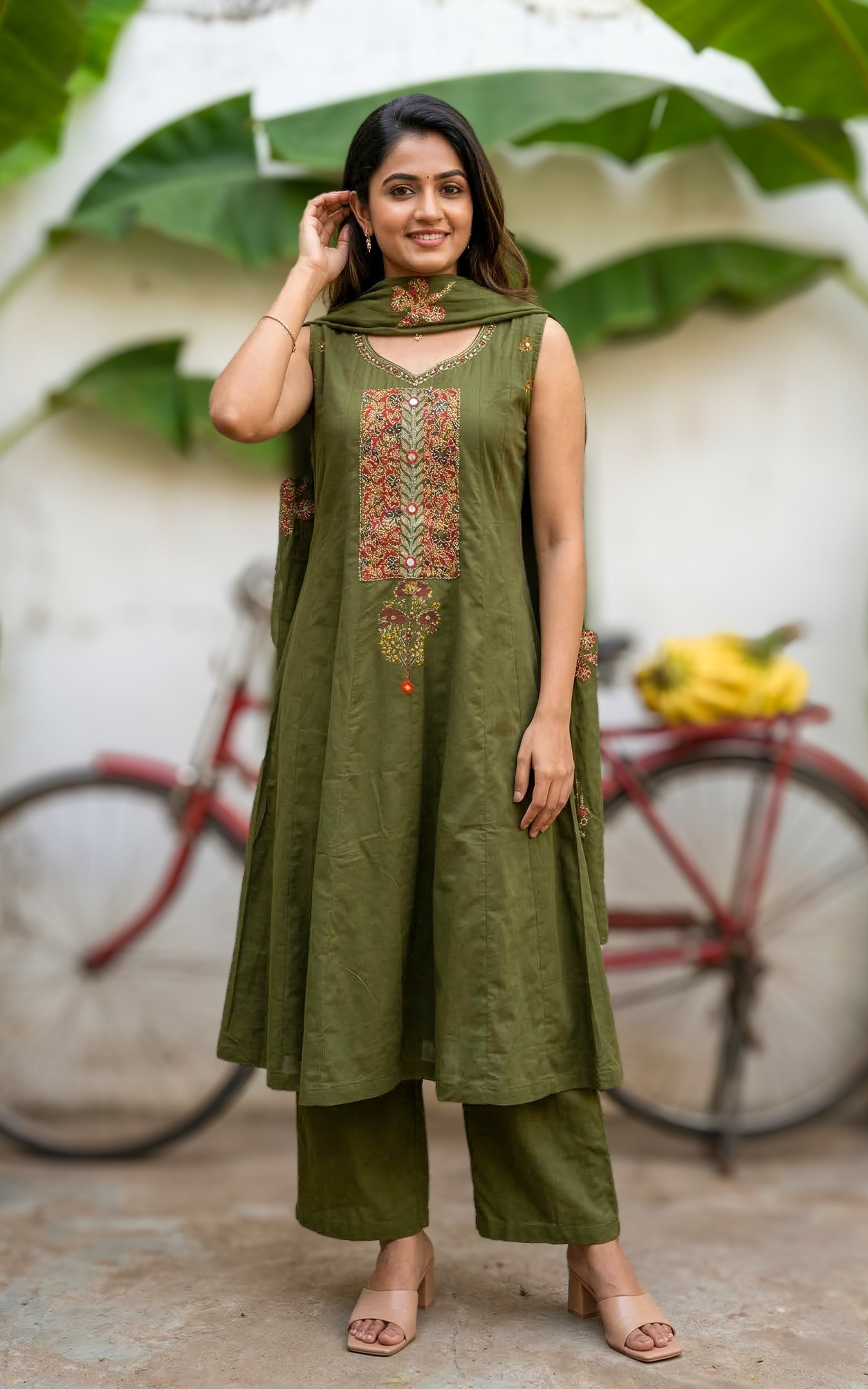 Sakshi (Kurti+Pant+Dupatta)