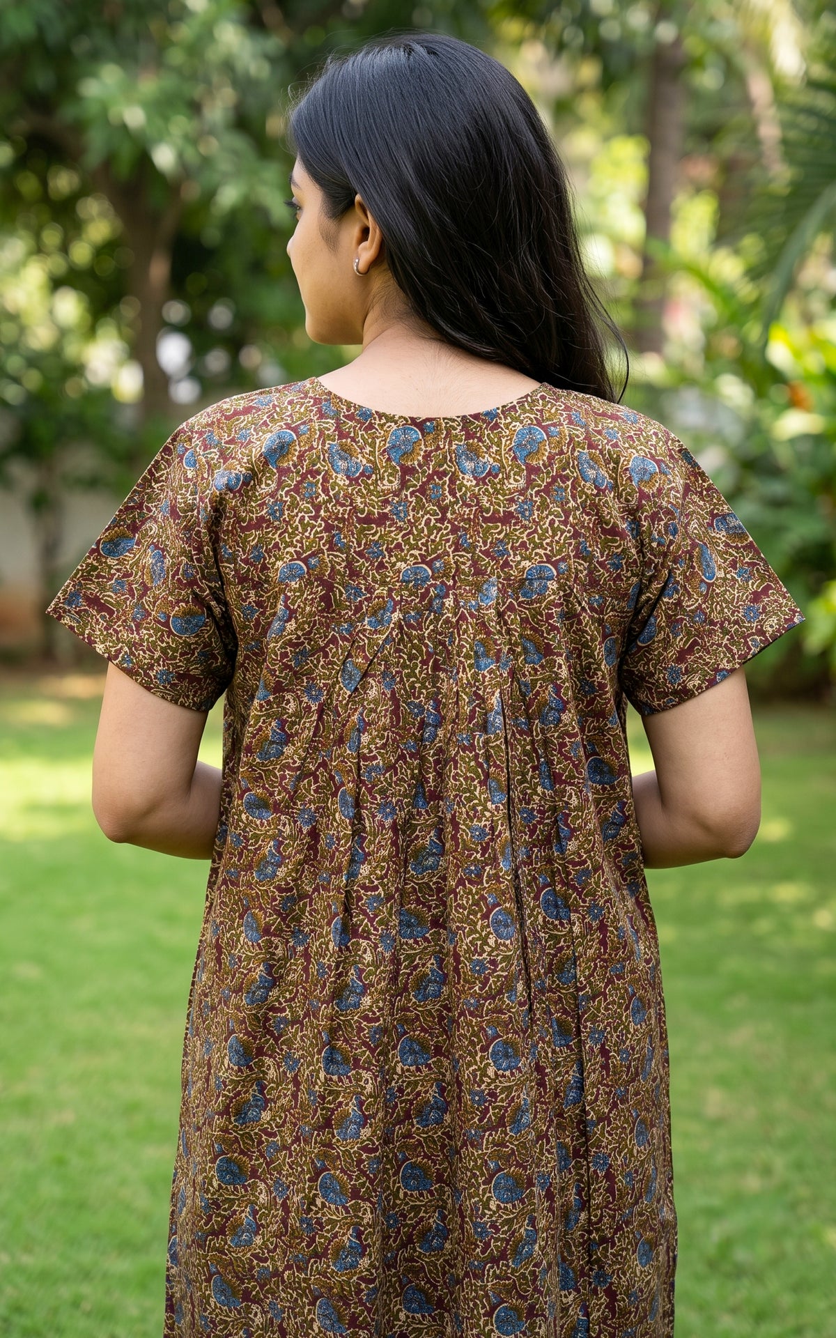 Cotton Straight Fit Nighty-165SS15A
