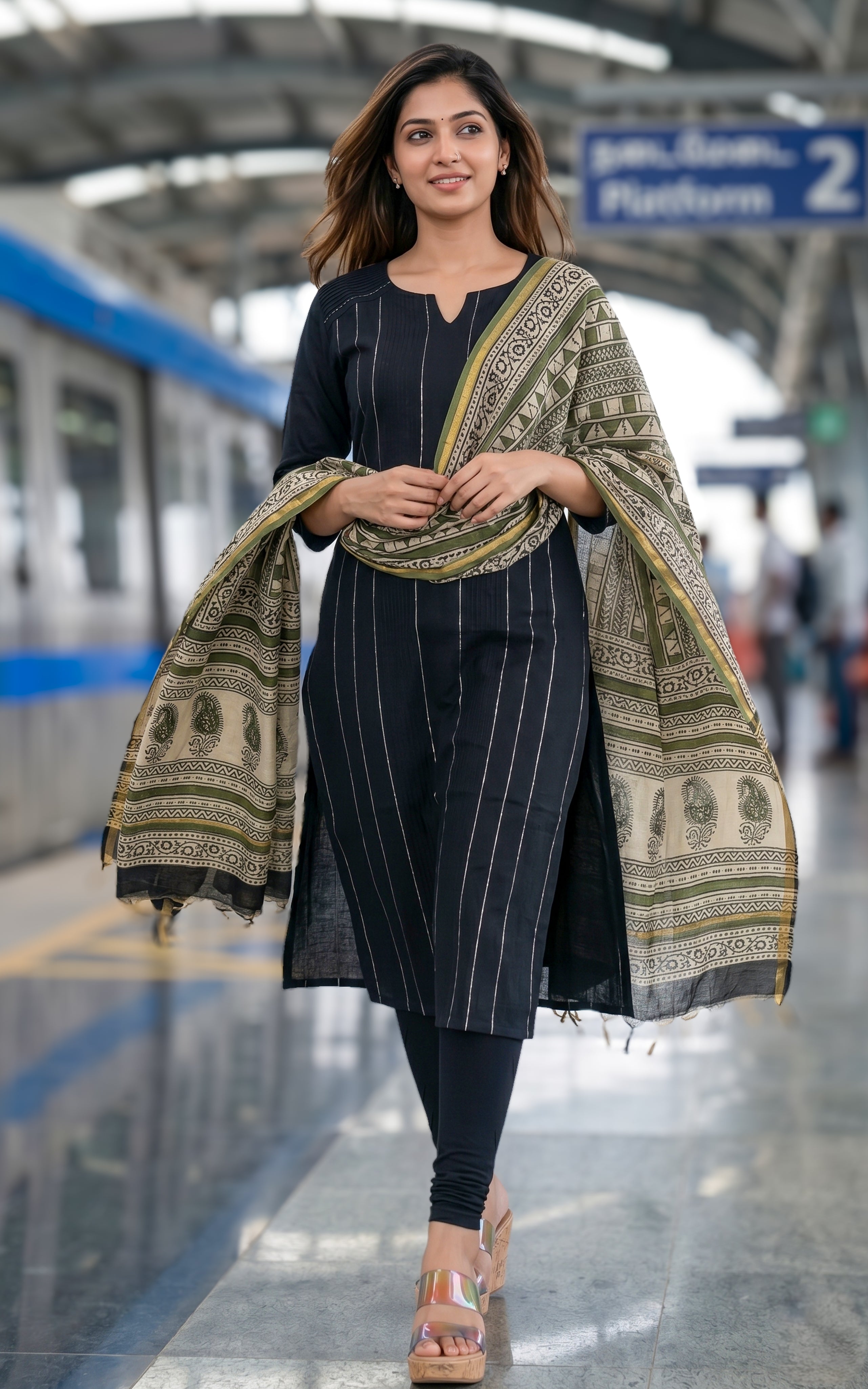Mutharasi (Kurti+Dupatta)