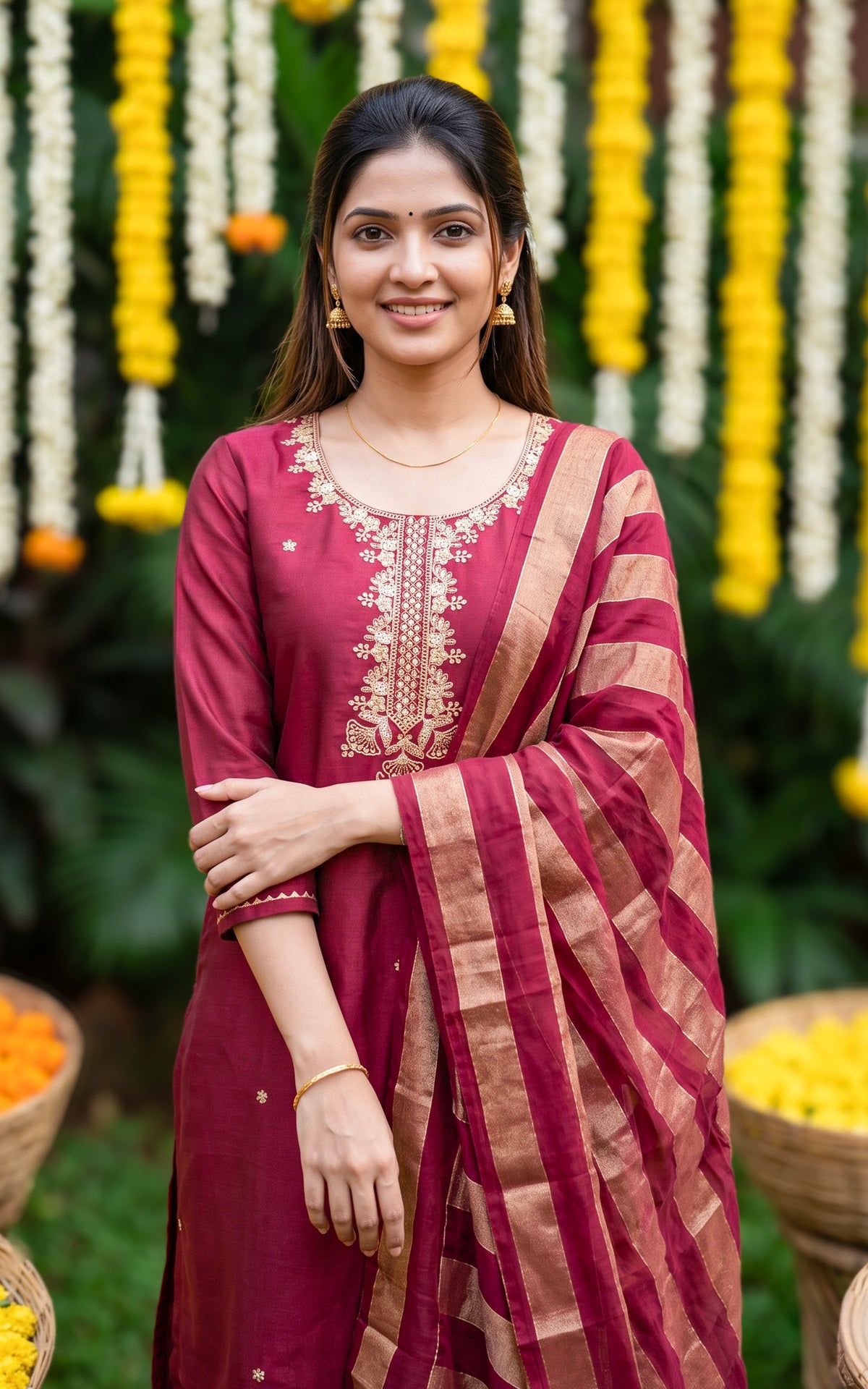 Krithija (Kurti+Pant+Dupatta)