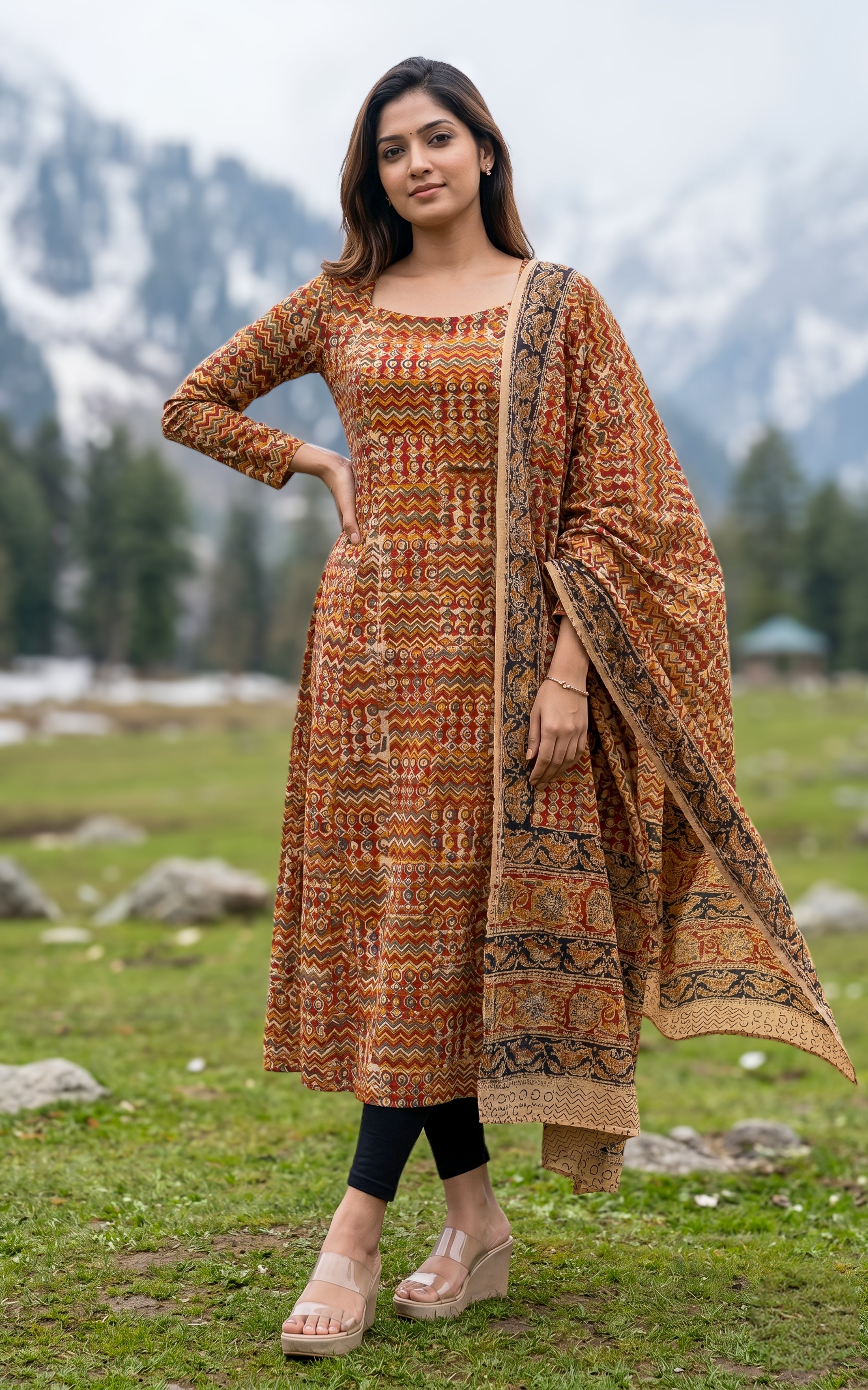 Jesintha E (Kurti+Dupatta)
