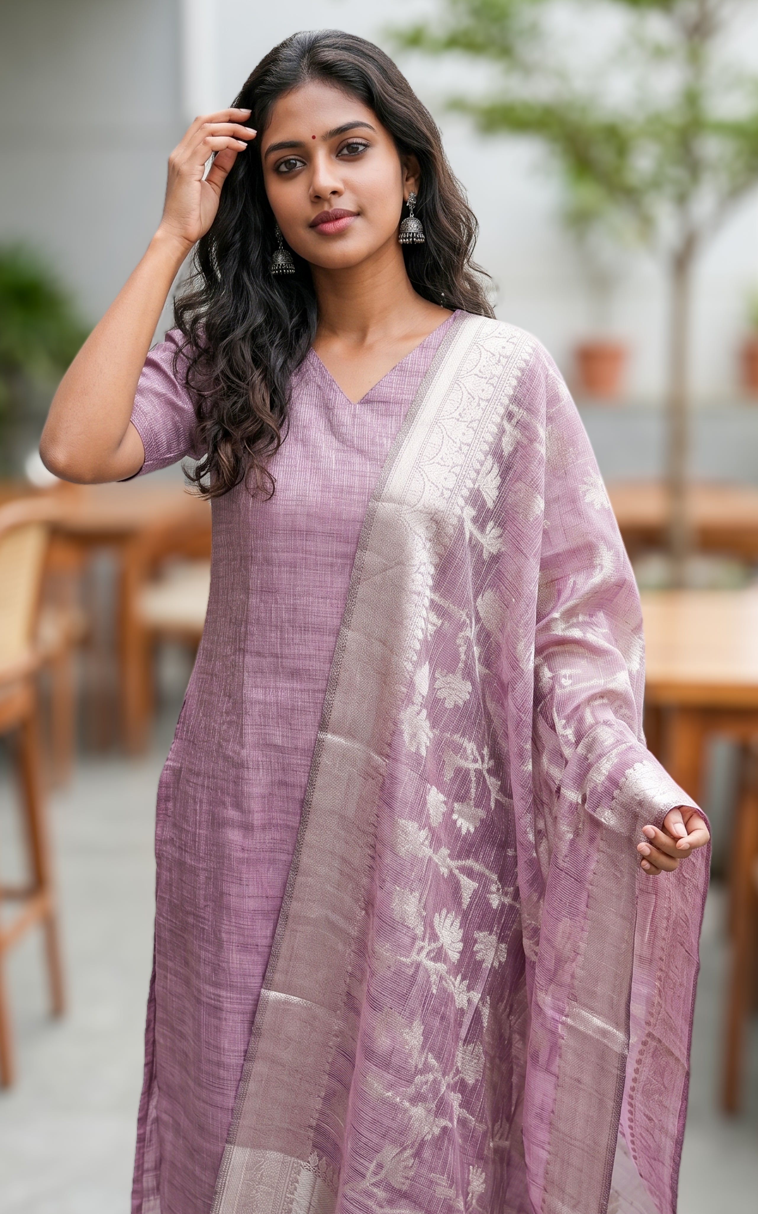 Preshika A (Kurti+Dupatta)