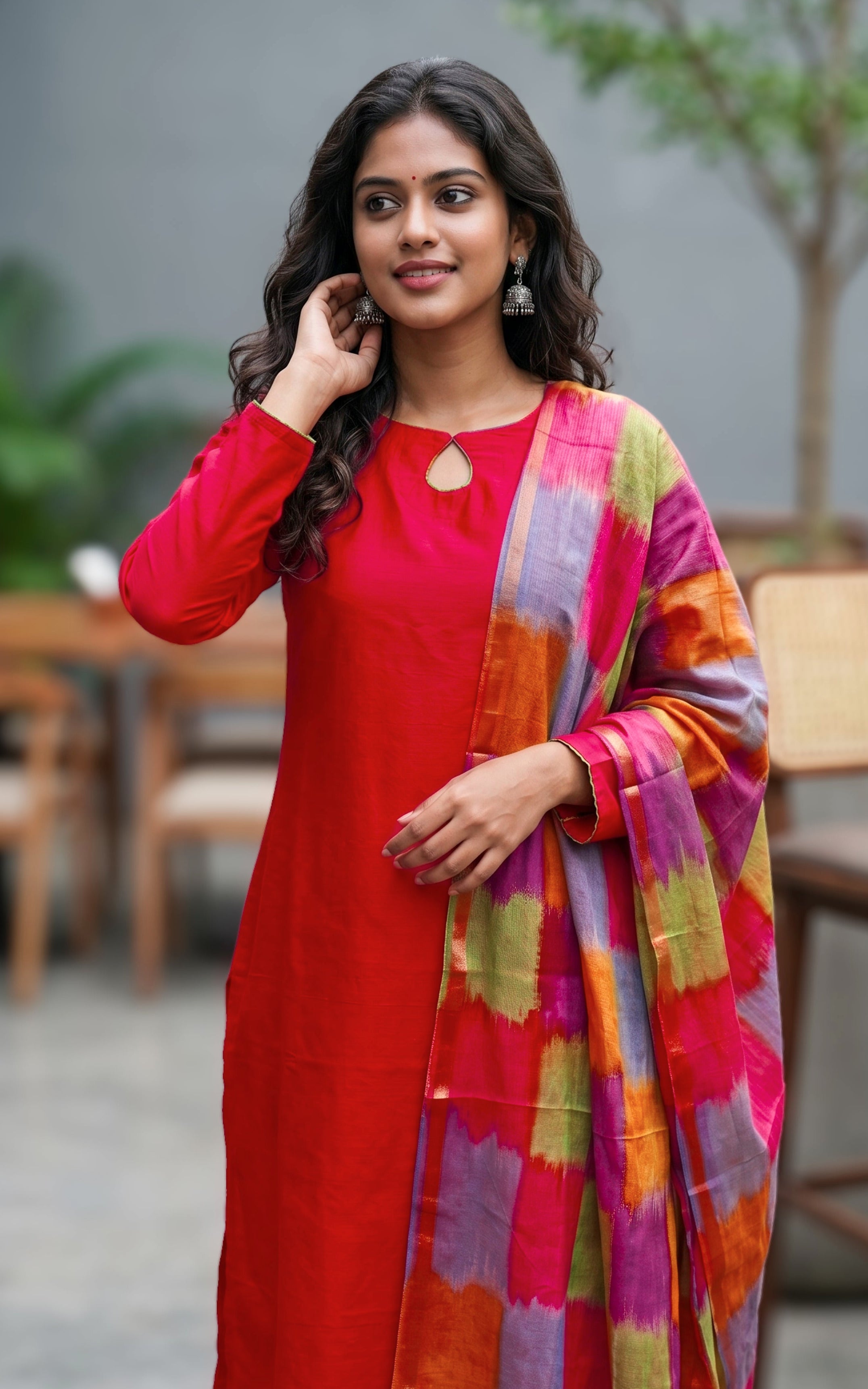 Nakshathra K (Kurti+Dupatta)