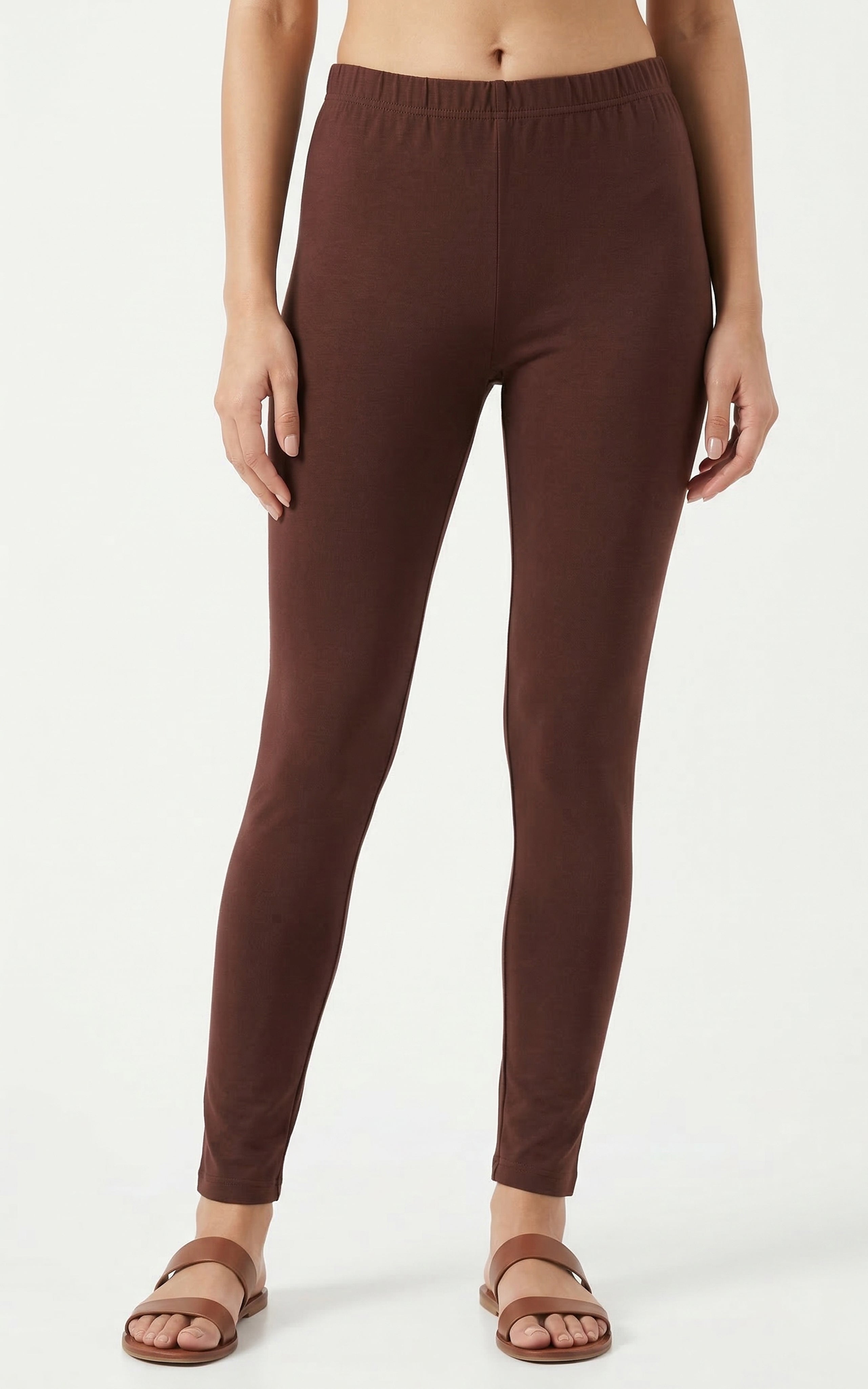 Cola Brown #45 Ankle Legging