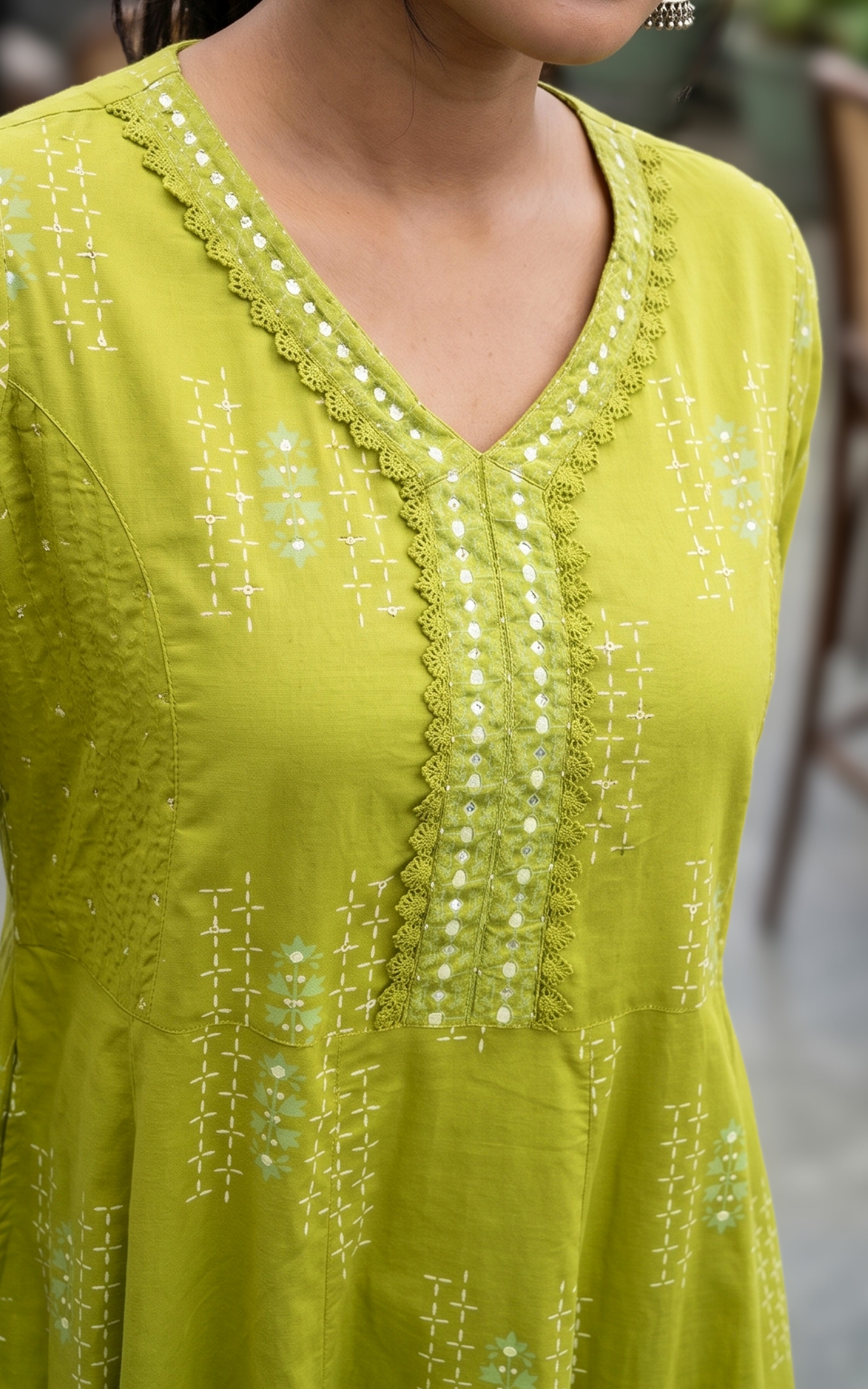 Sharmila Mehandi Green (Kurti+Pant+Dupatta)