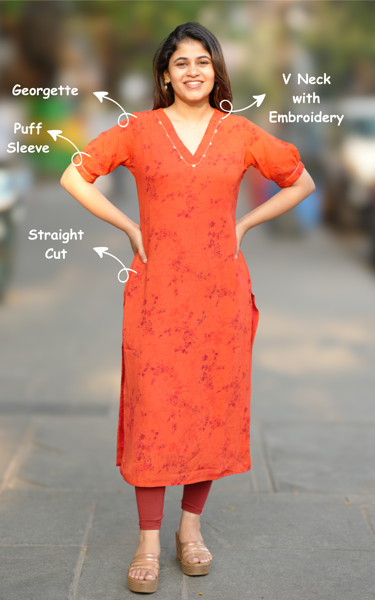 Elegant Georgette Kurti for Women