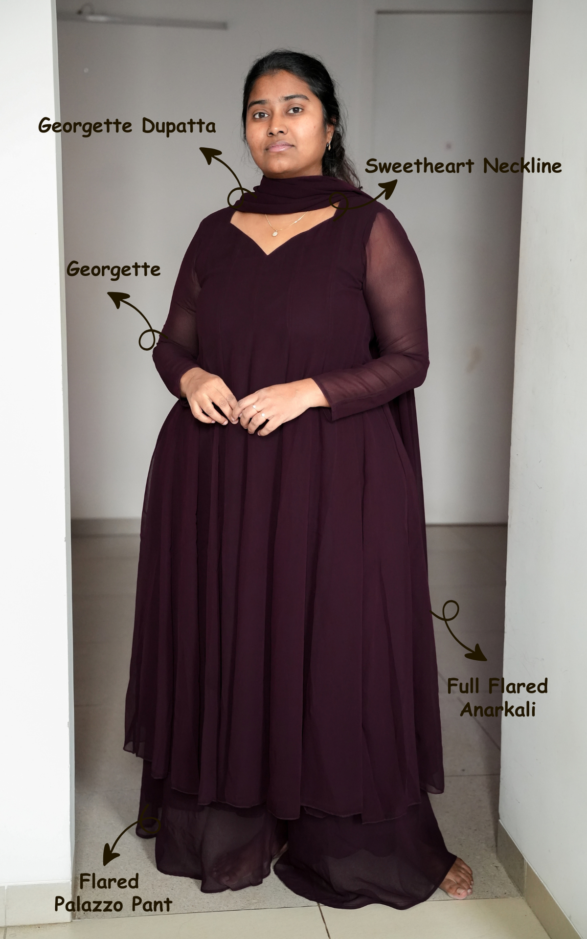 Kadhalar Dhinam Inspired C (Kurti+Pant+Dupatta)