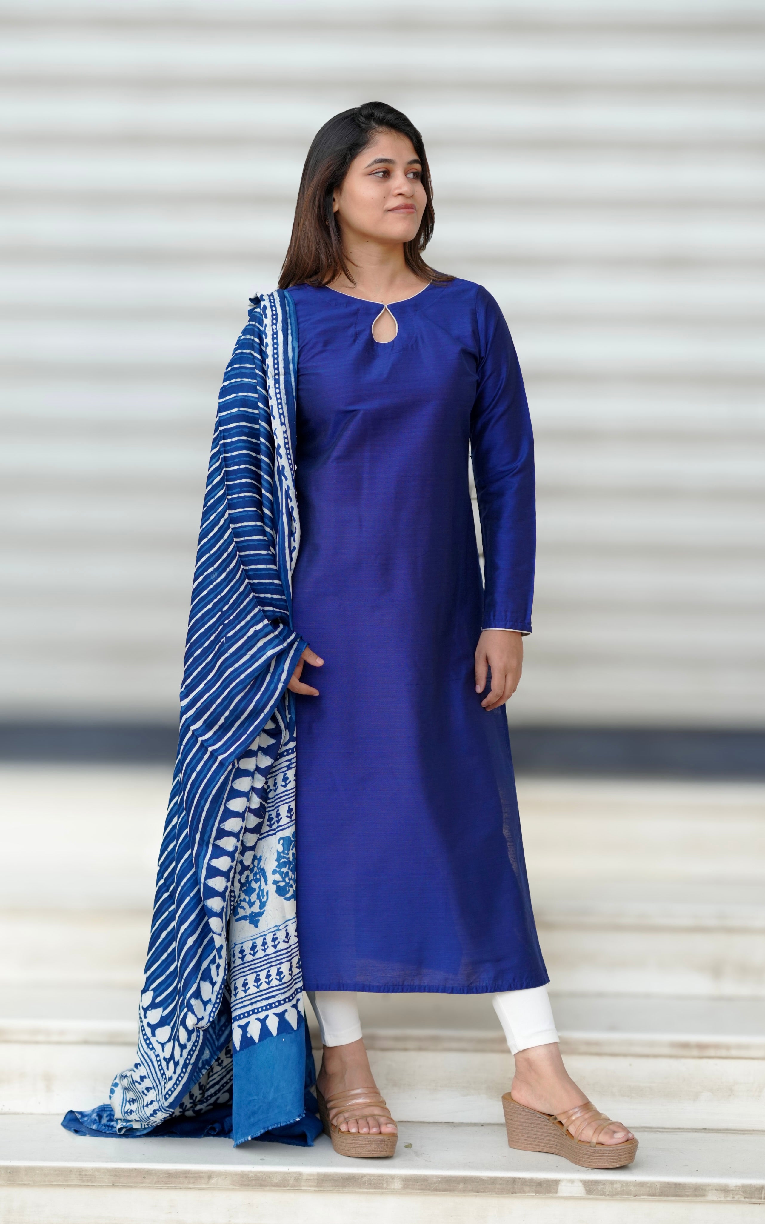 Nakshathra F (Kurti+Dupatta)