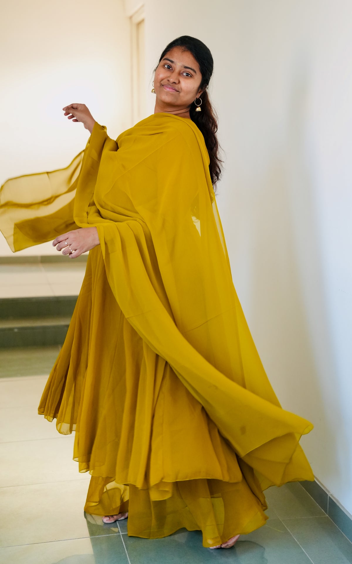 Kadhalar Dhinam Inspired E (Kurti+Pant+Dupatta)