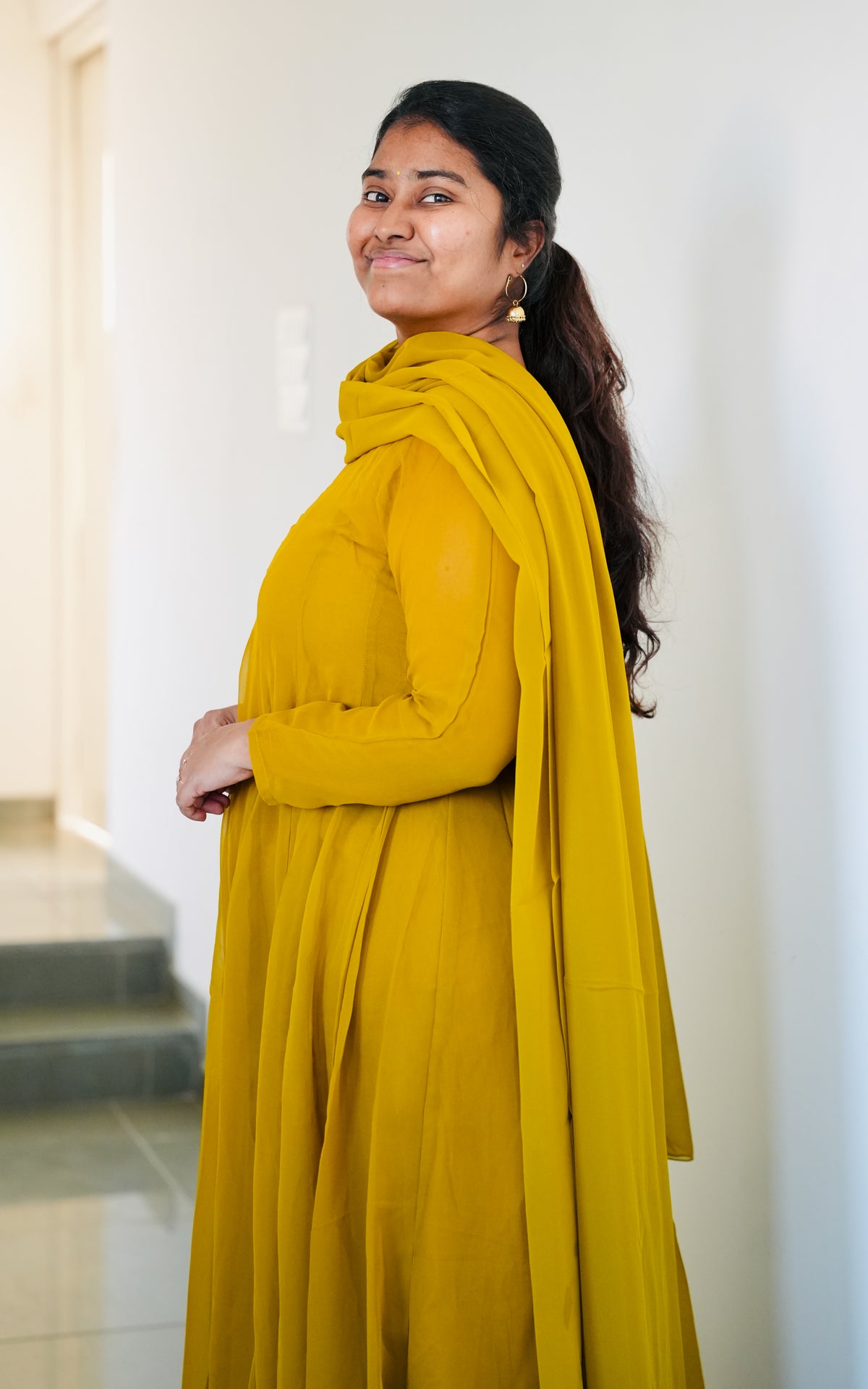 Kadhalar Dhinam Inspired E (Kurti+Pant+Dupatta)