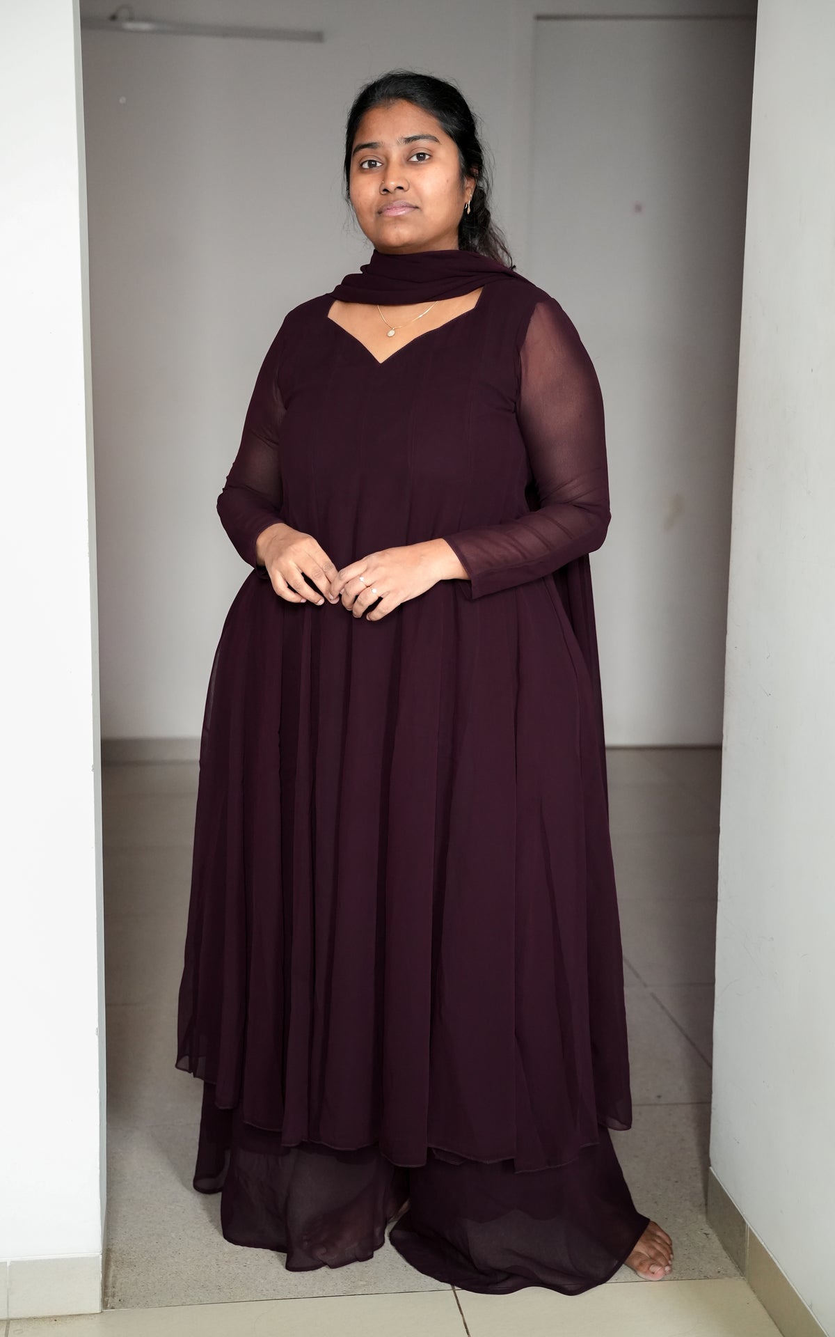Kadhalar Dhinam Inspired C (Kurti+Pant+Dupatta)