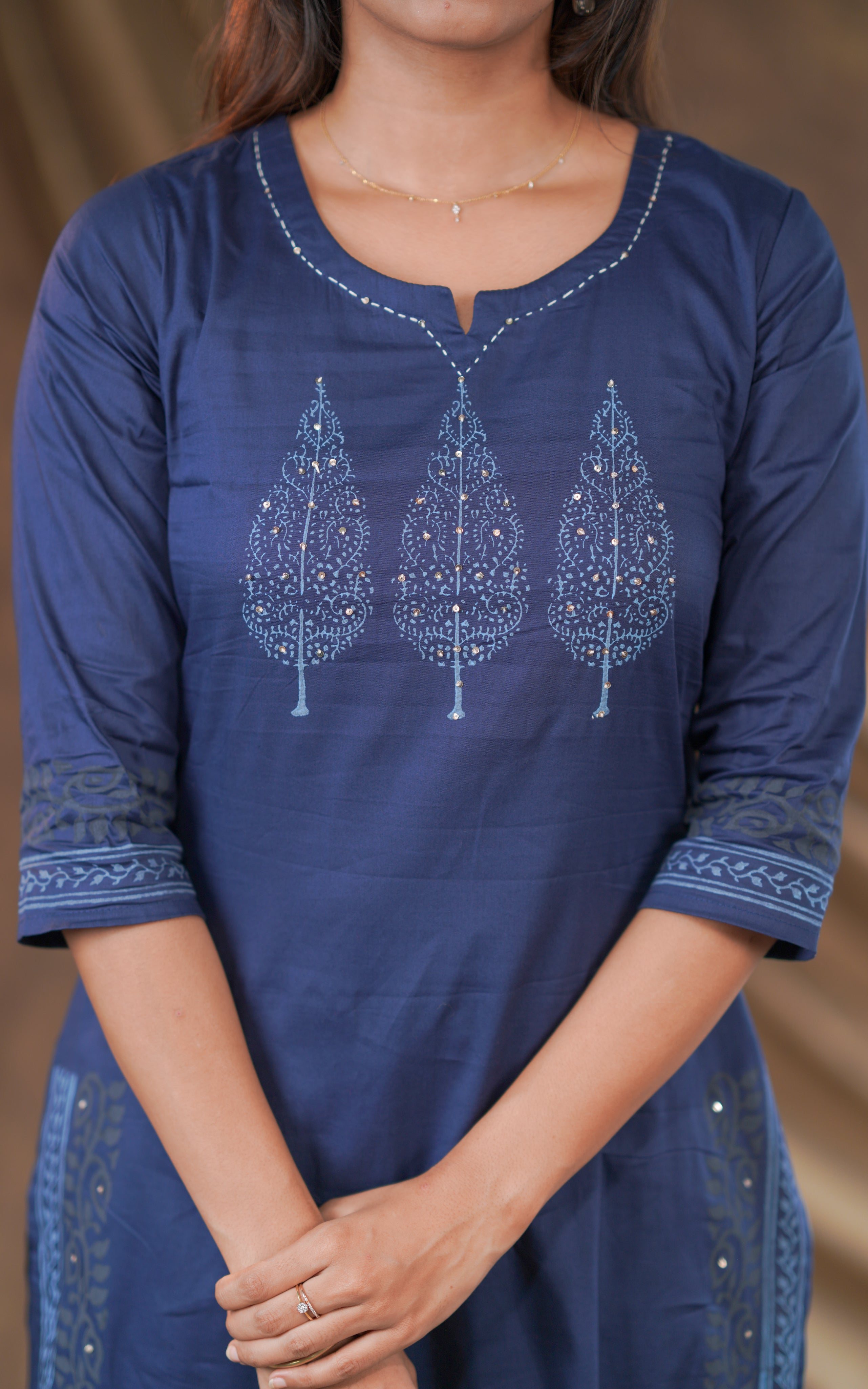 Cotton straight cut kurti sets
