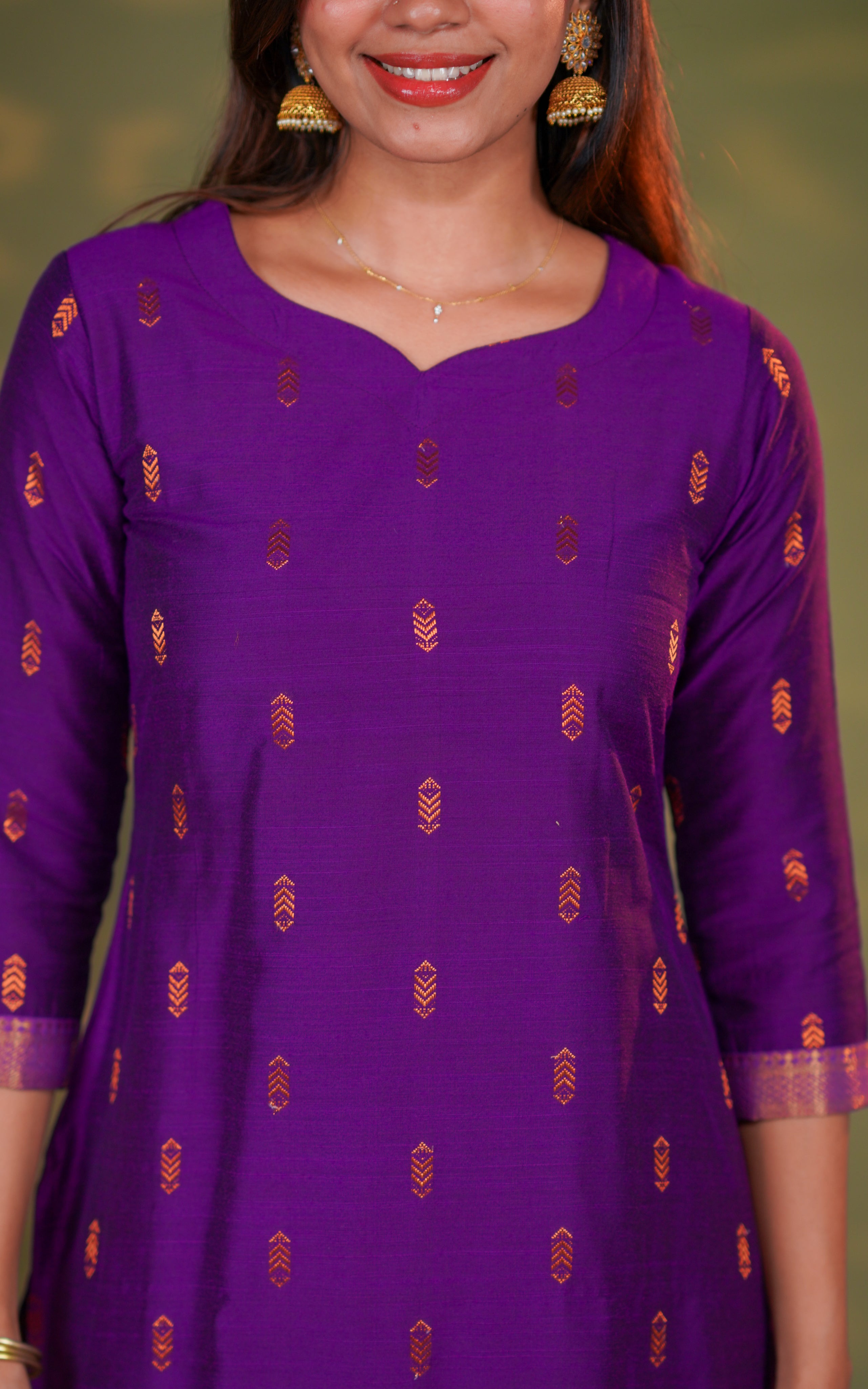 Festive straight cut kurti