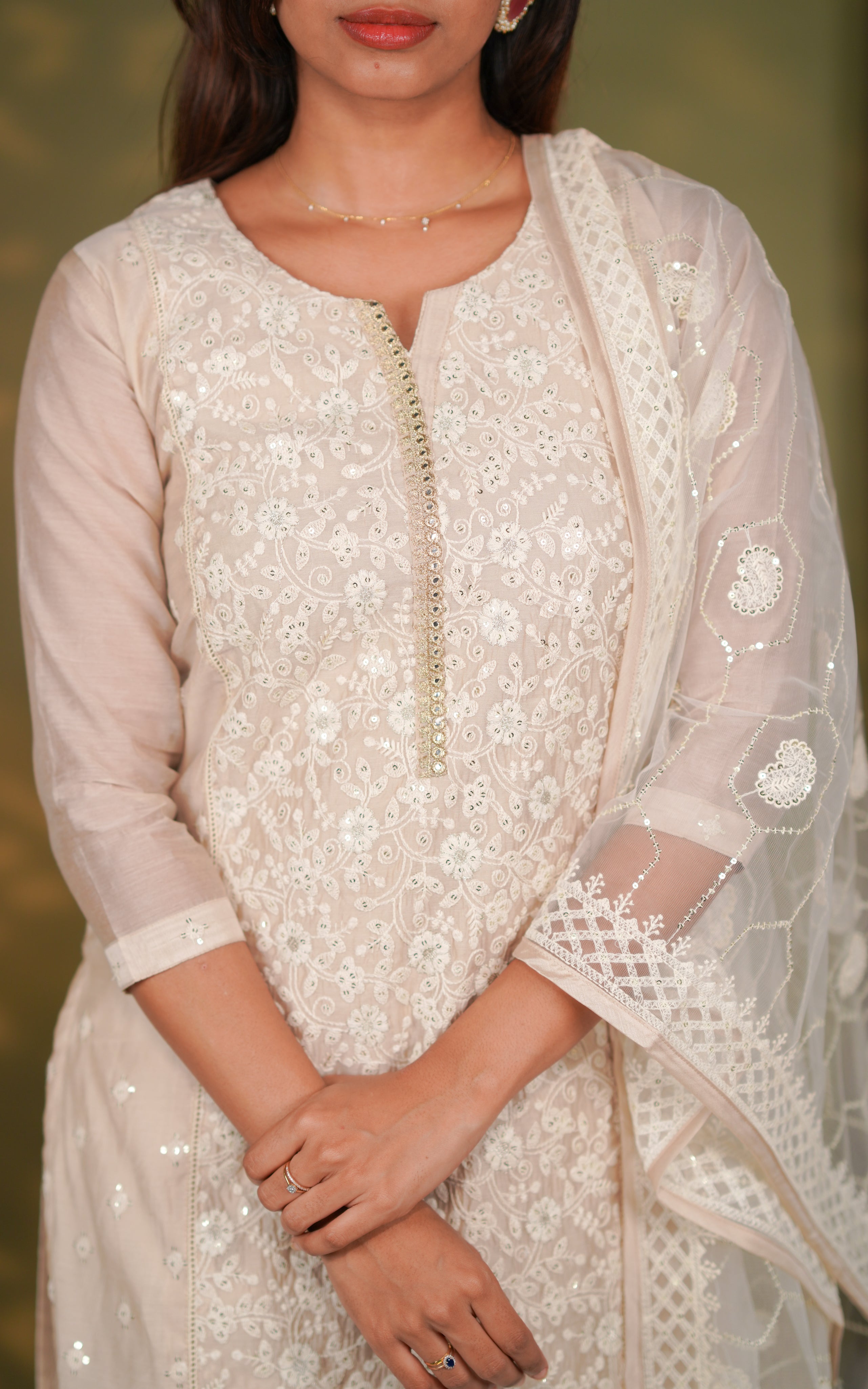 floral straight cut kurti sets  for women