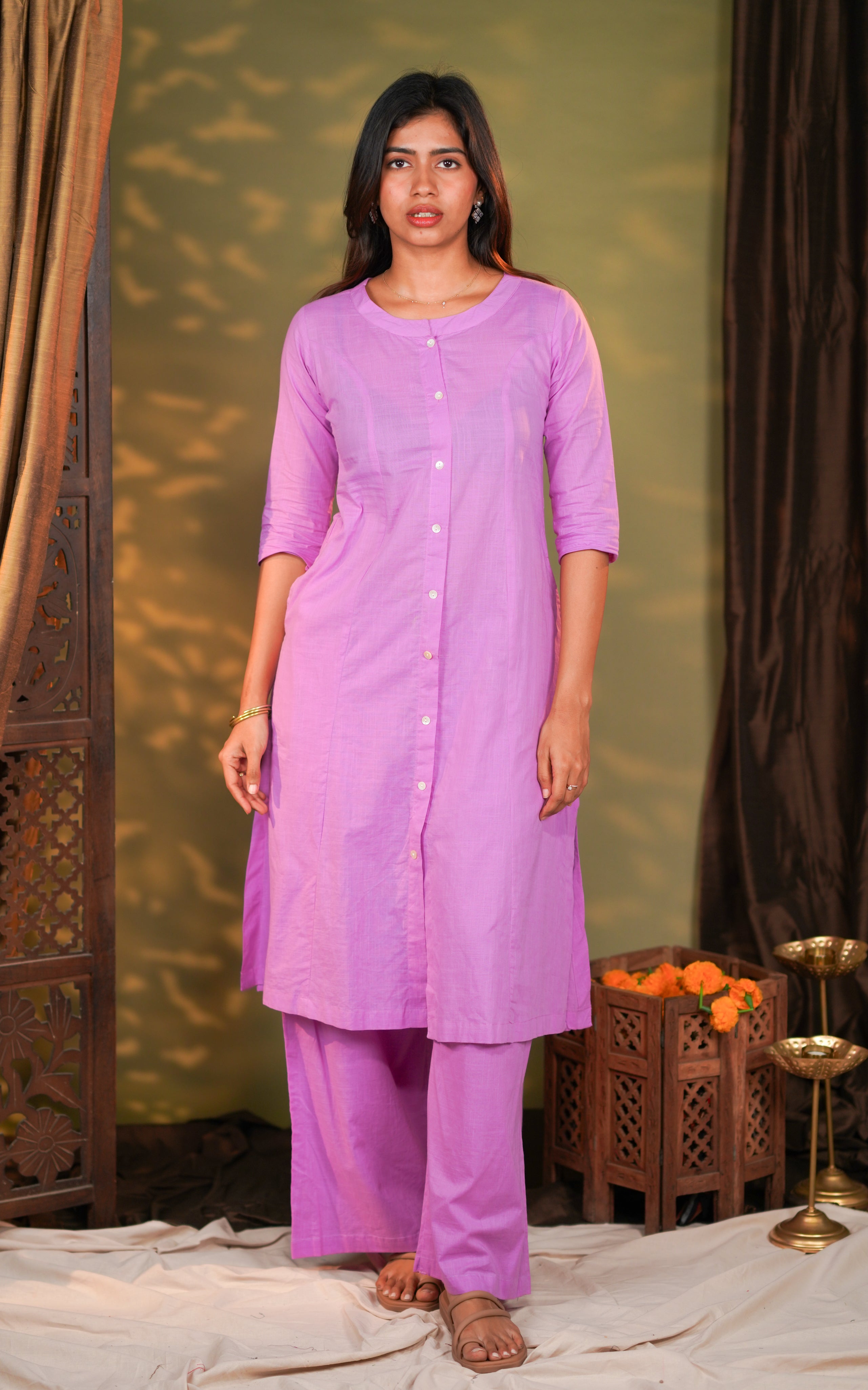 Pocketed Aline Kurti sets