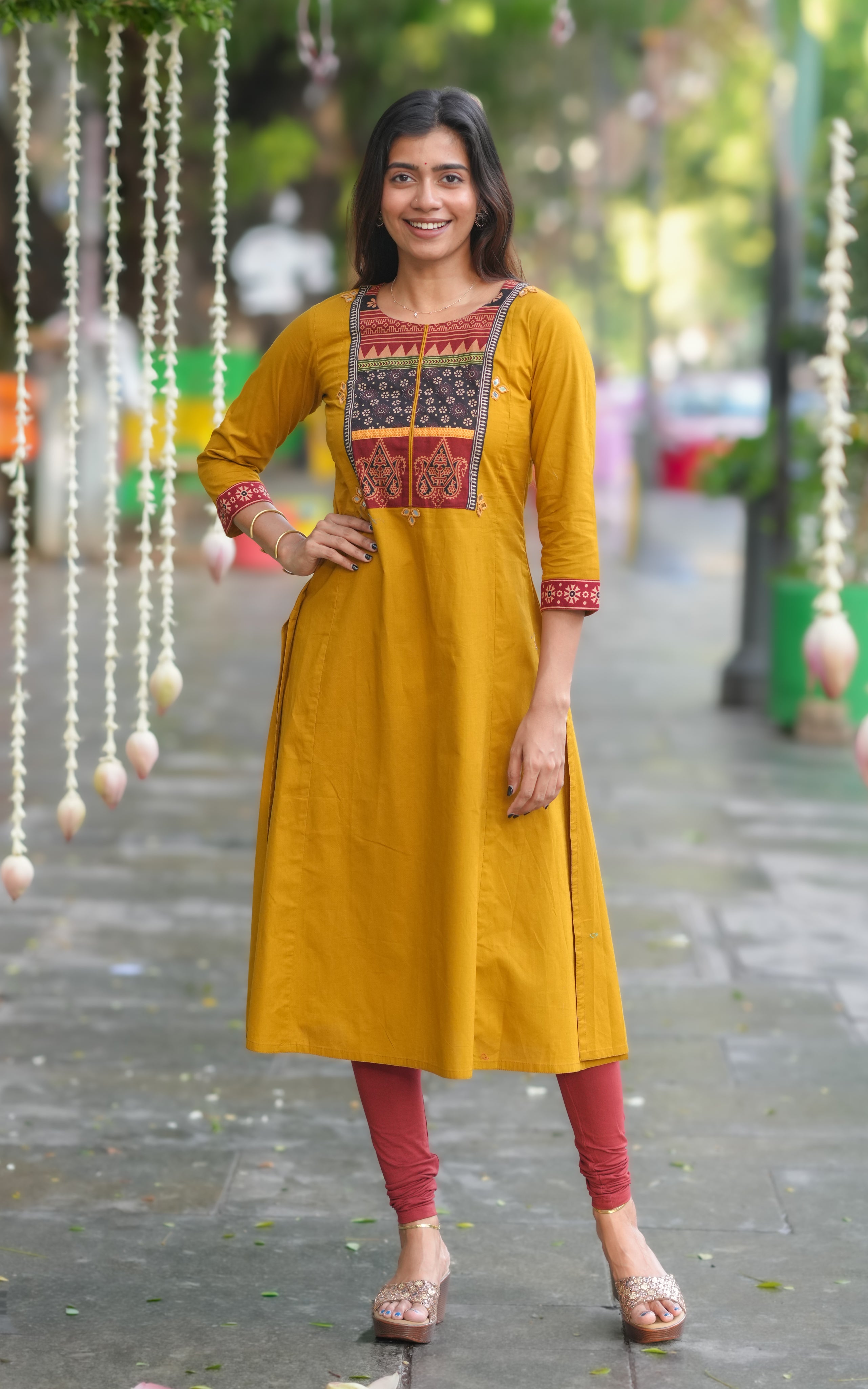 Simple ethnic wear for women