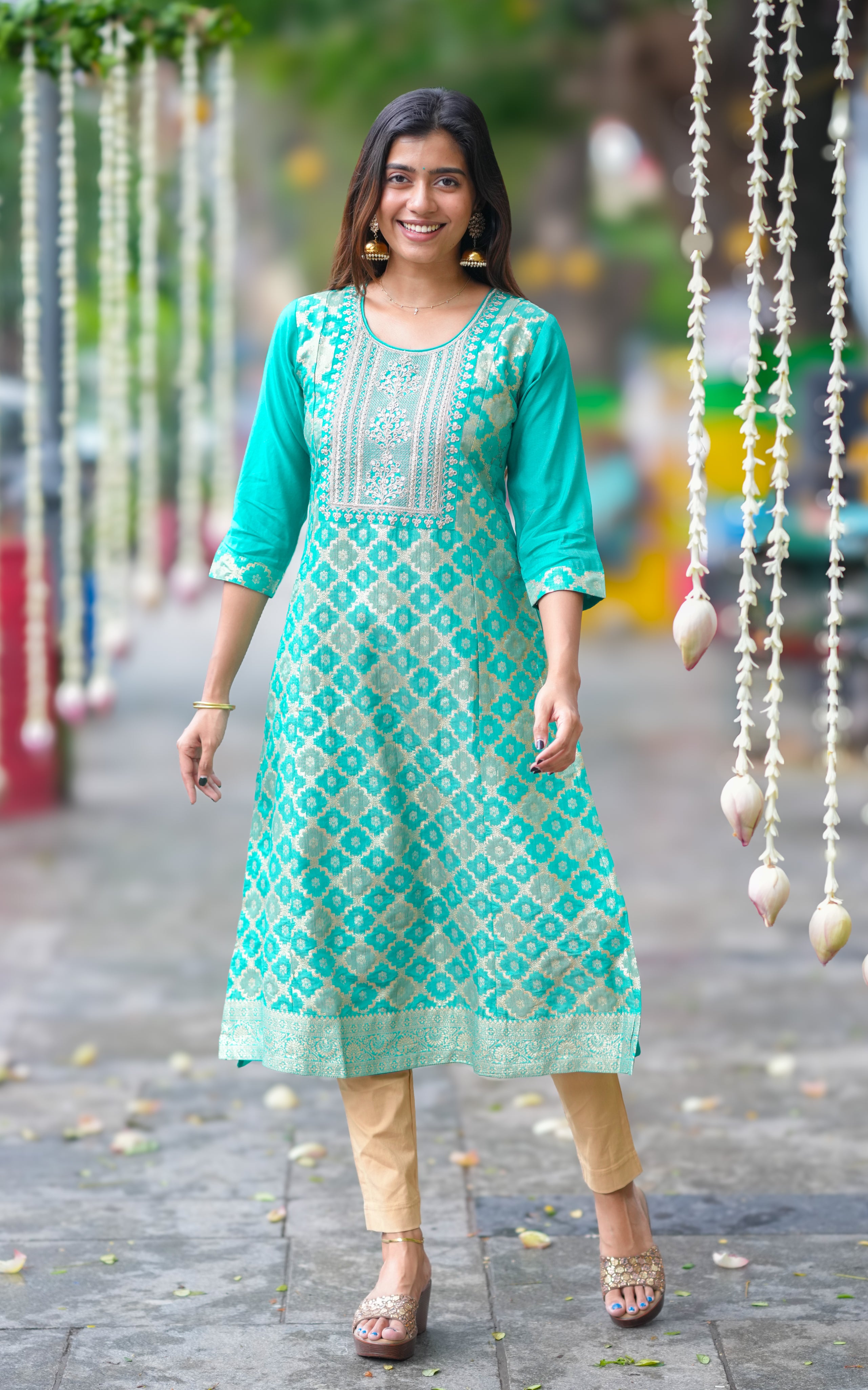 stylish Office wear Aline kurti for women