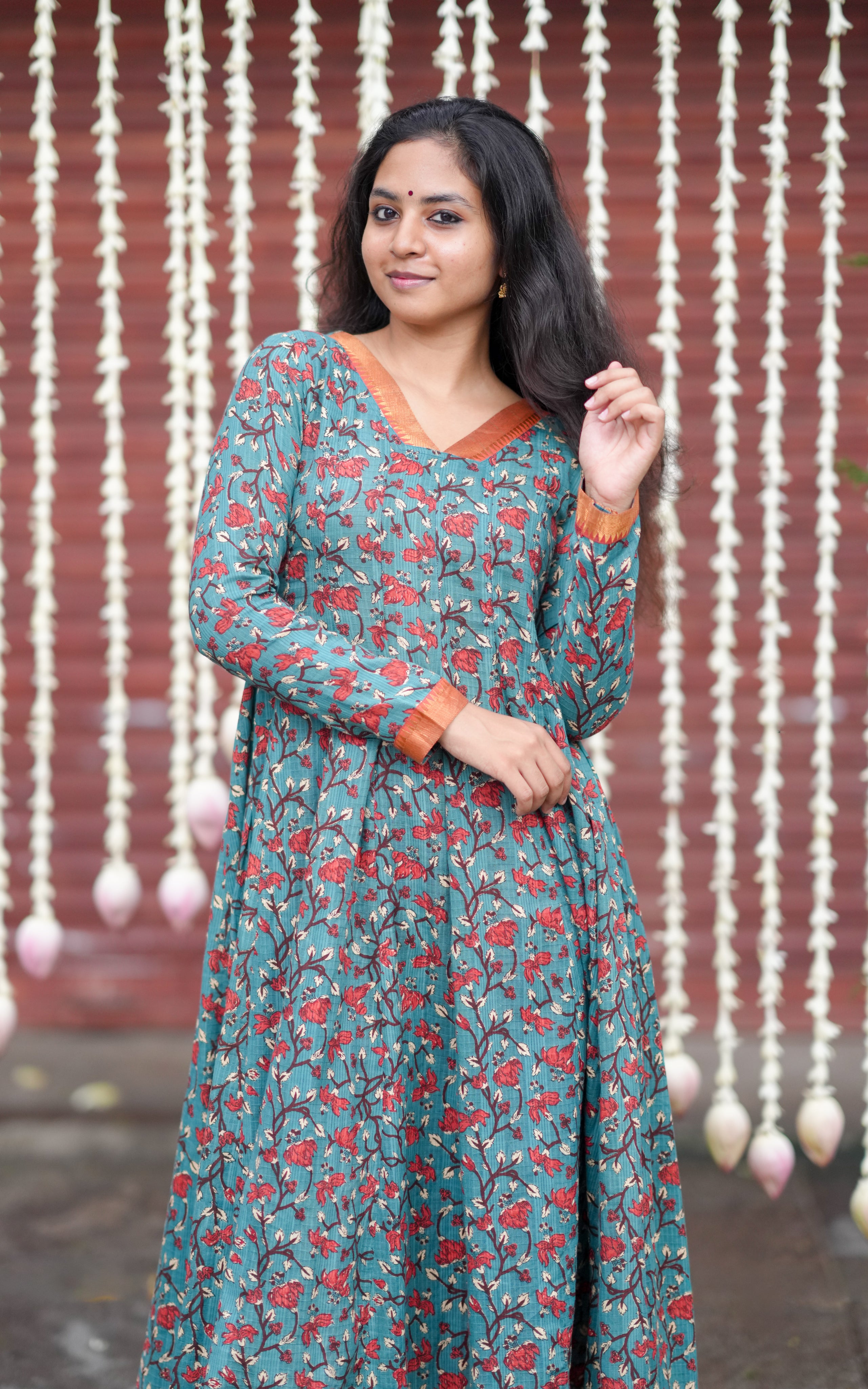 Floor-length Anarkali kurti
