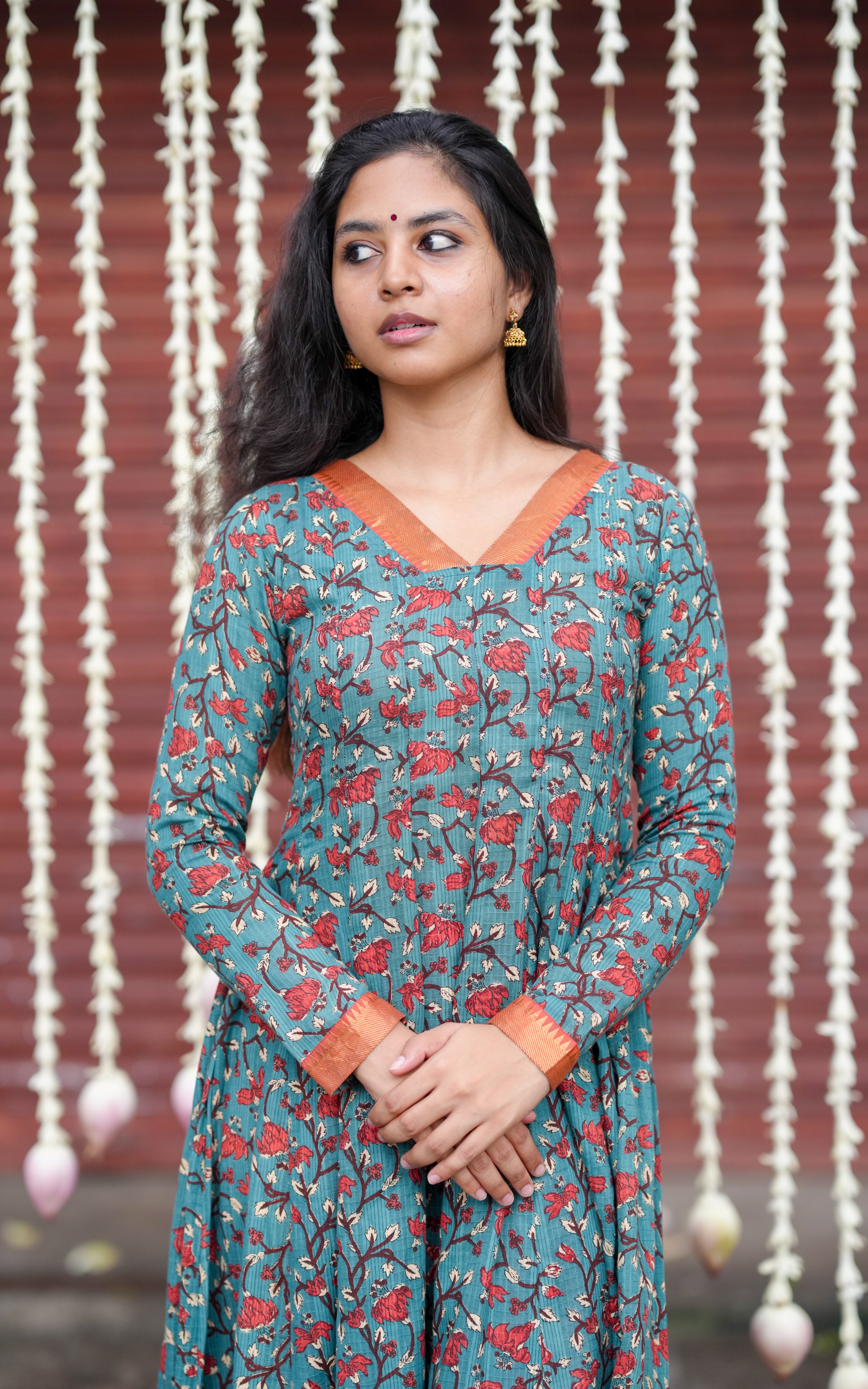 Full-sleeve Anarkali kurti
