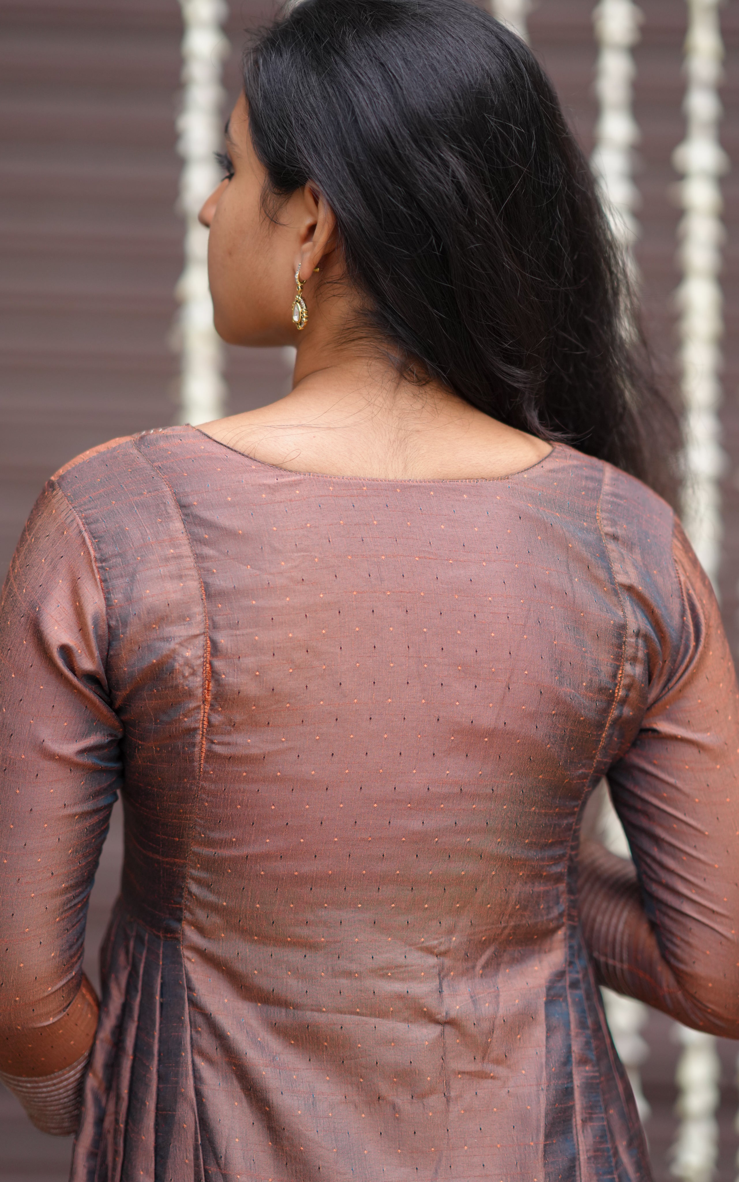 Silk Anarkali for festive season