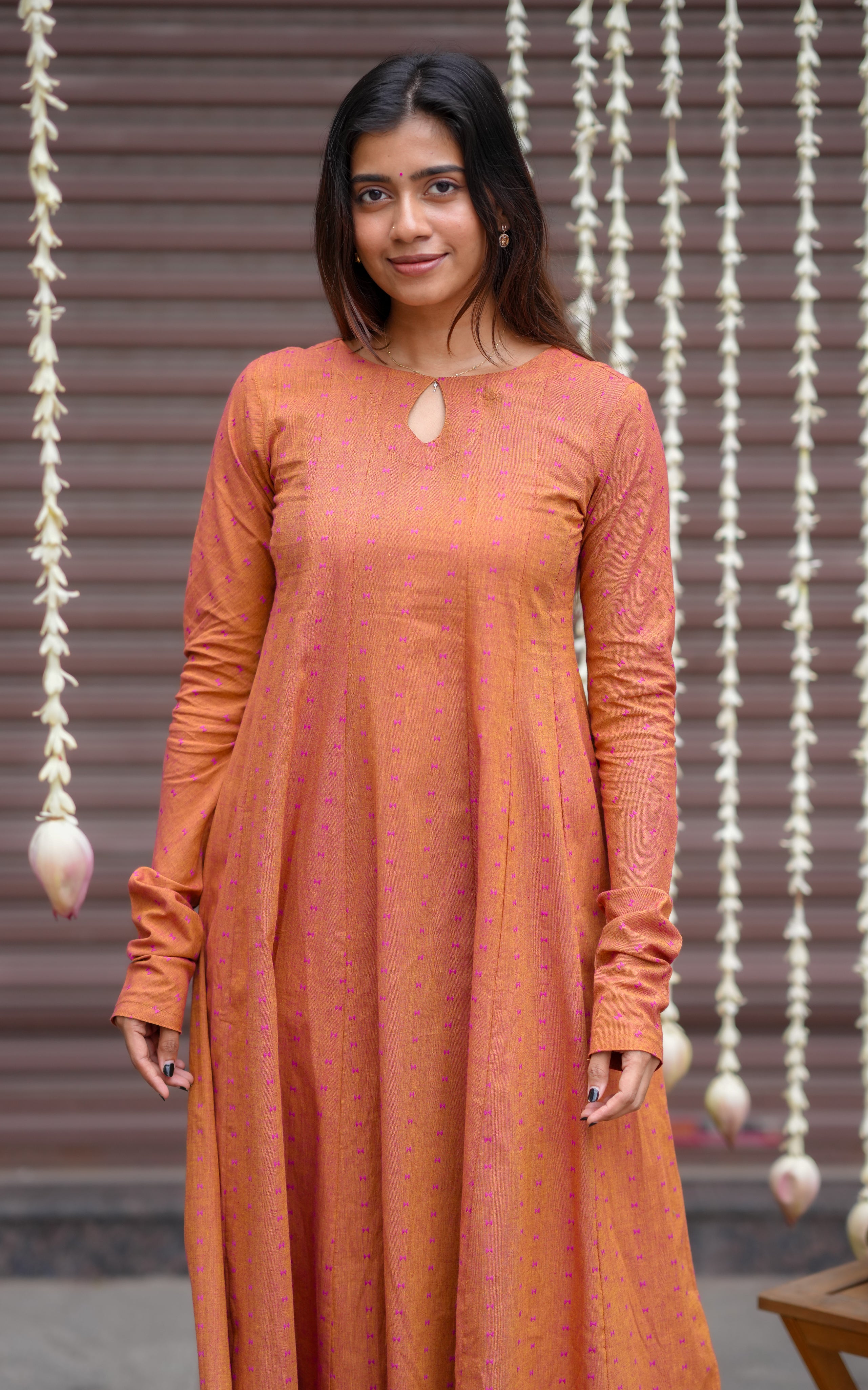 Floor-length Anarkali kurti