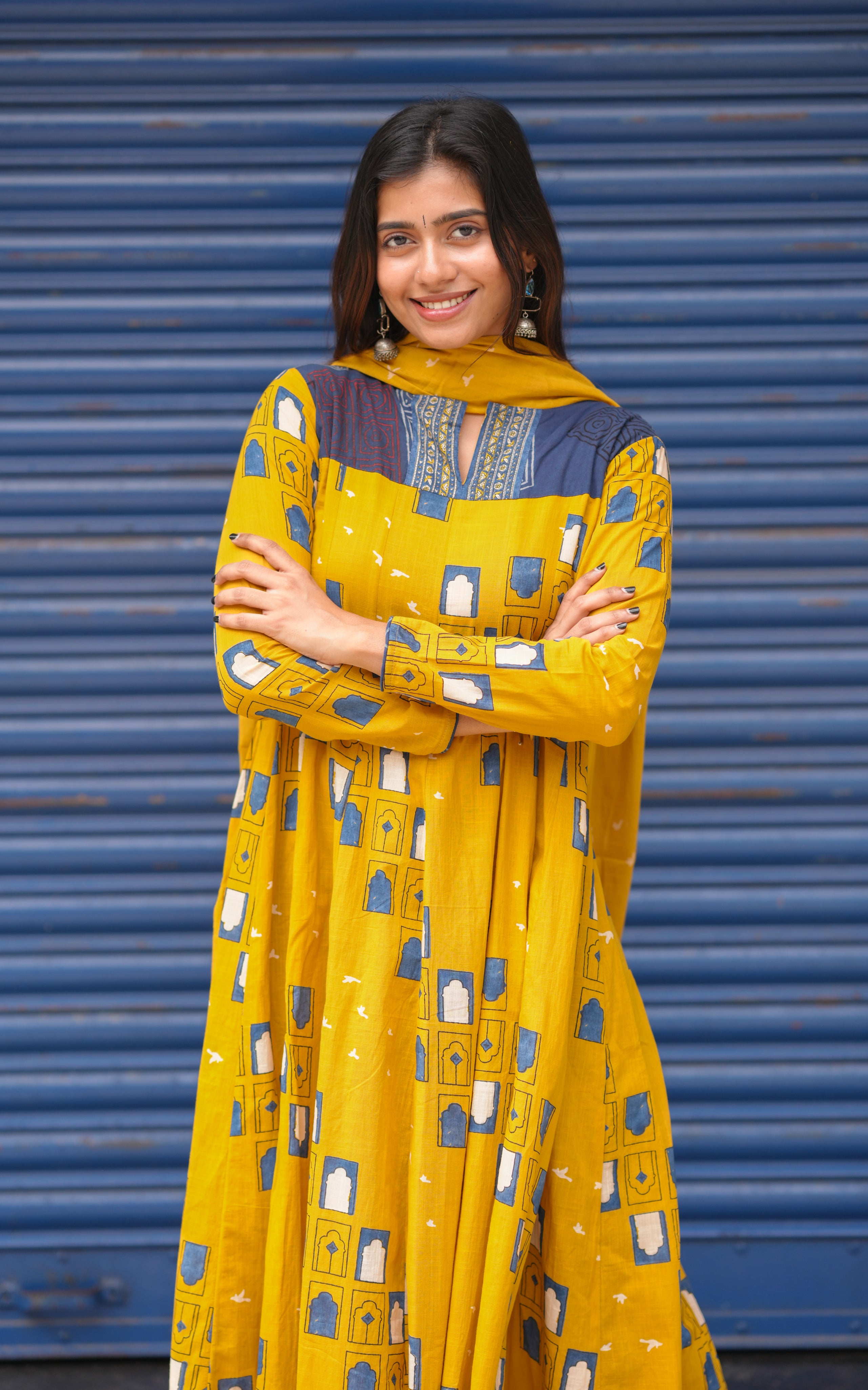 Anarkali kurti for festive occasions