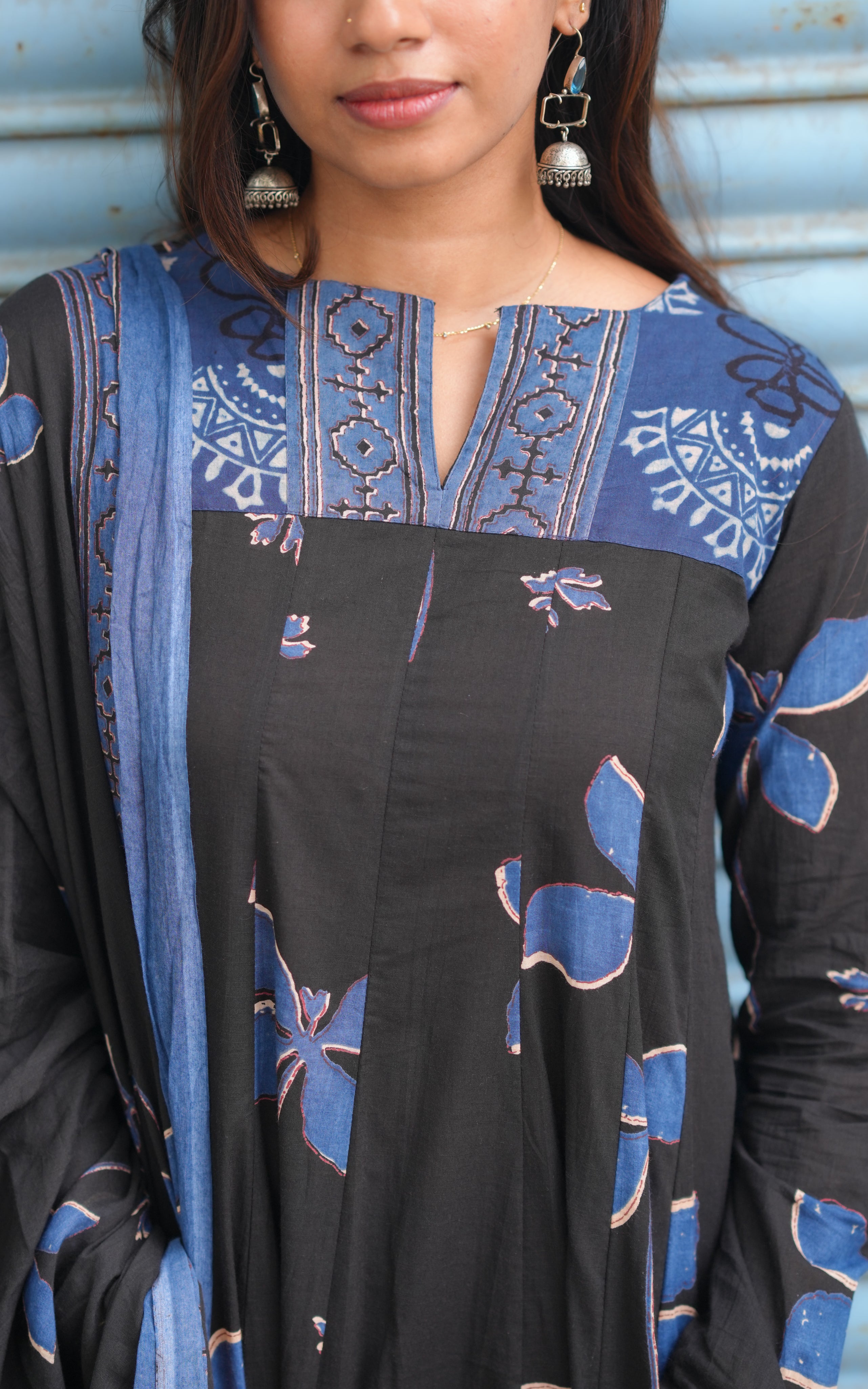 Cotton Anarkali kurti for casual wear