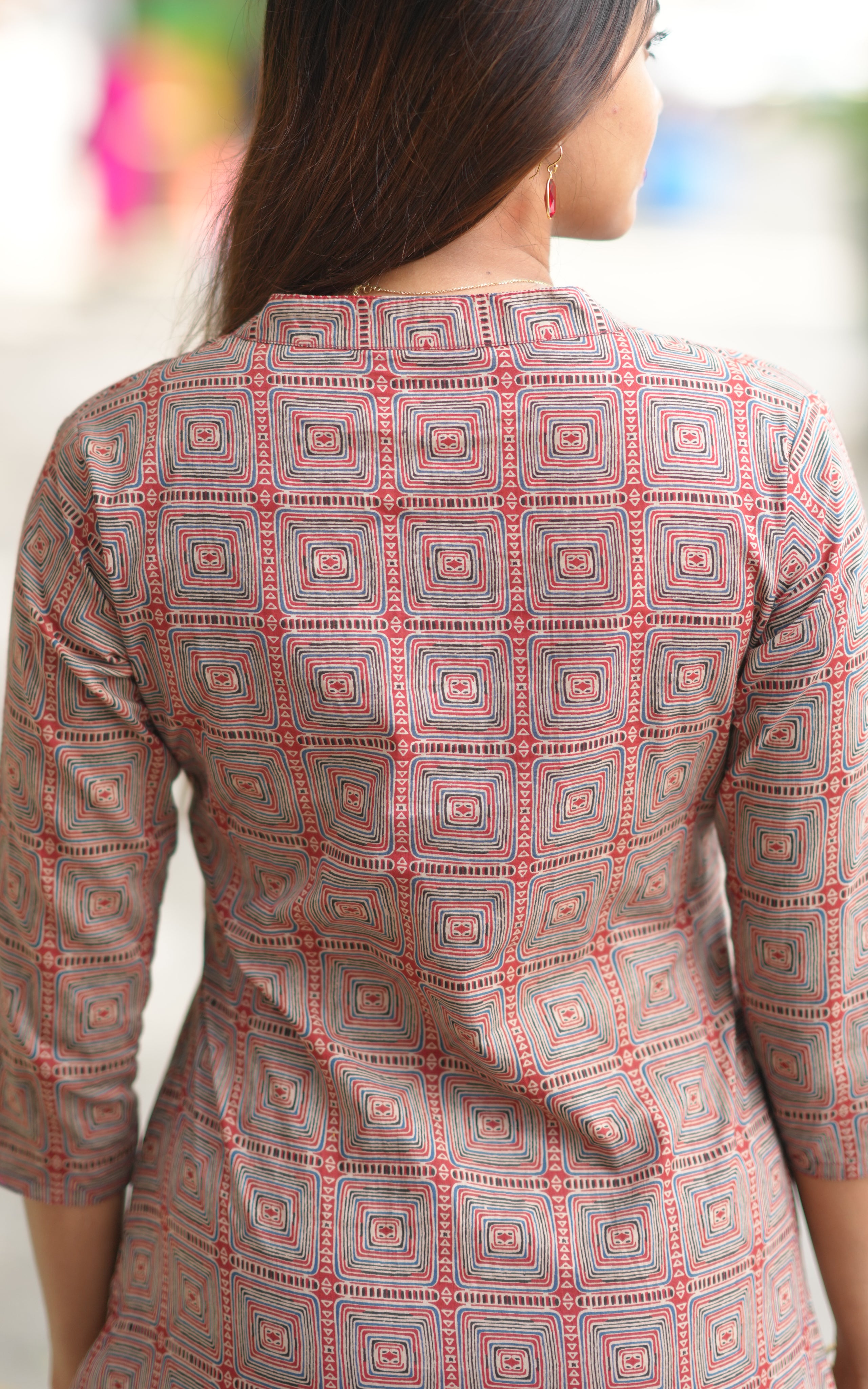 Cotton straight kurti