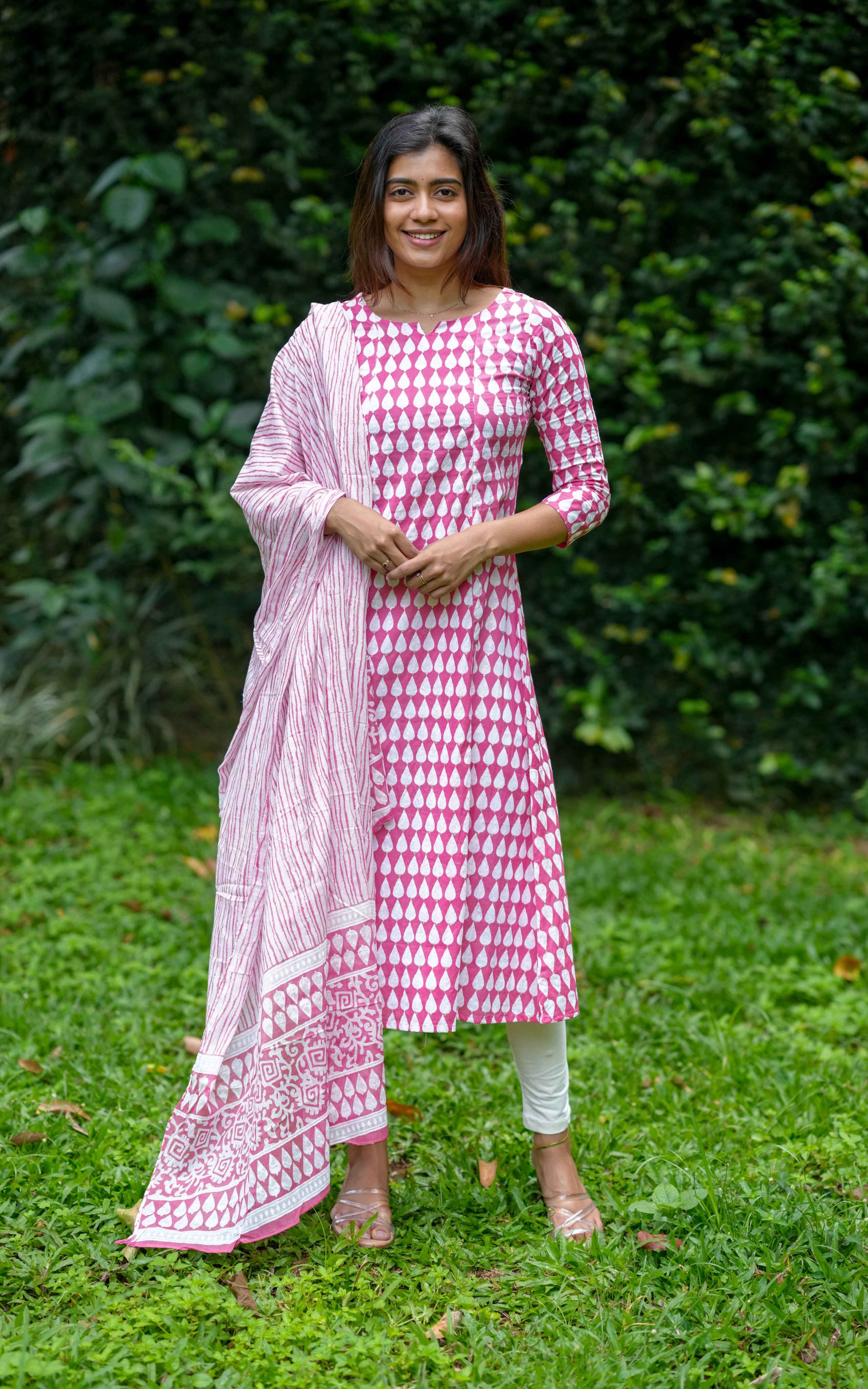 Cotton A-line kurti