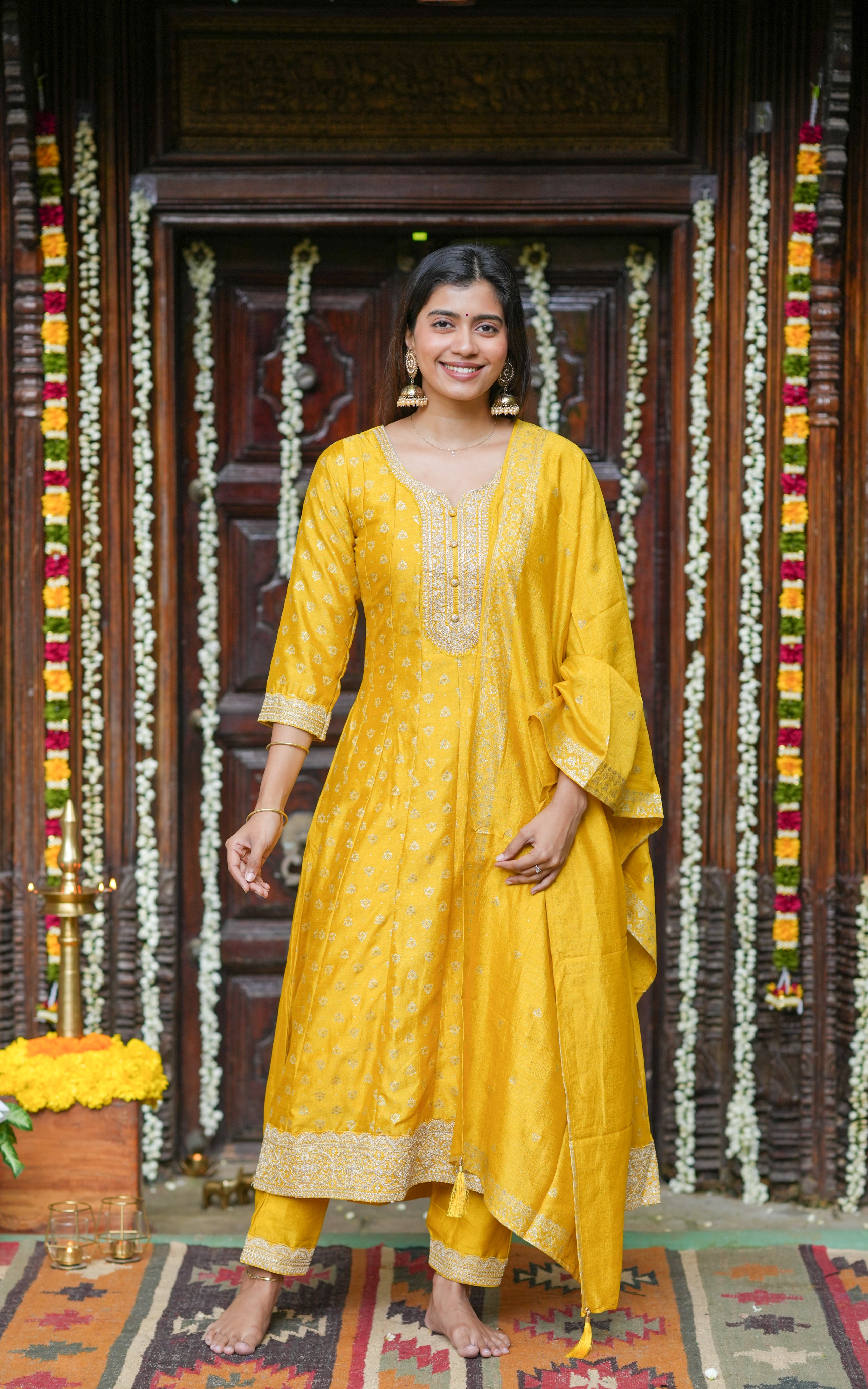  All-in-one celebration outfit with color, comfort, and charm.