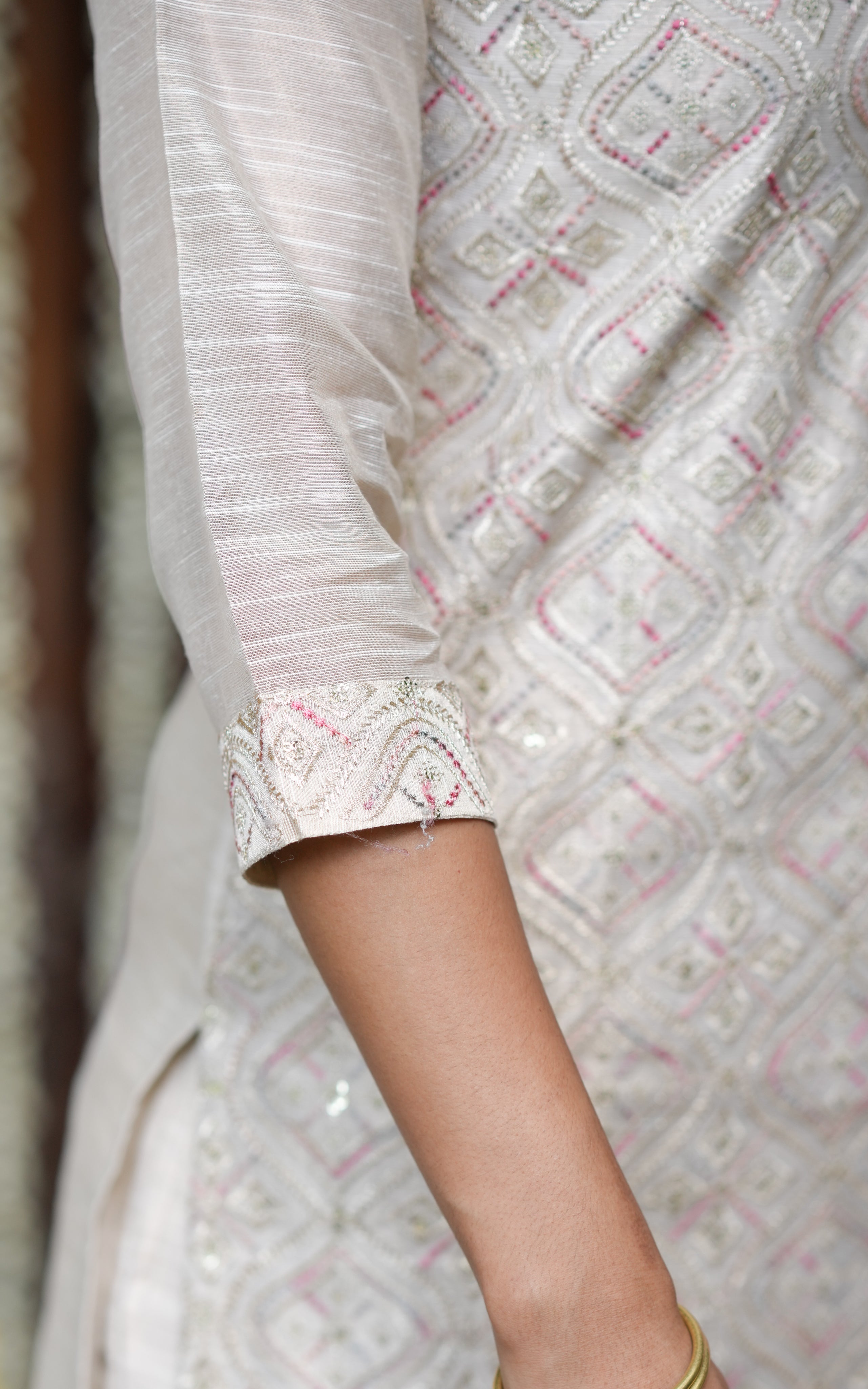 A flowing ethnic dress that moves with grace—perfect for everyday elegance or festive flair
