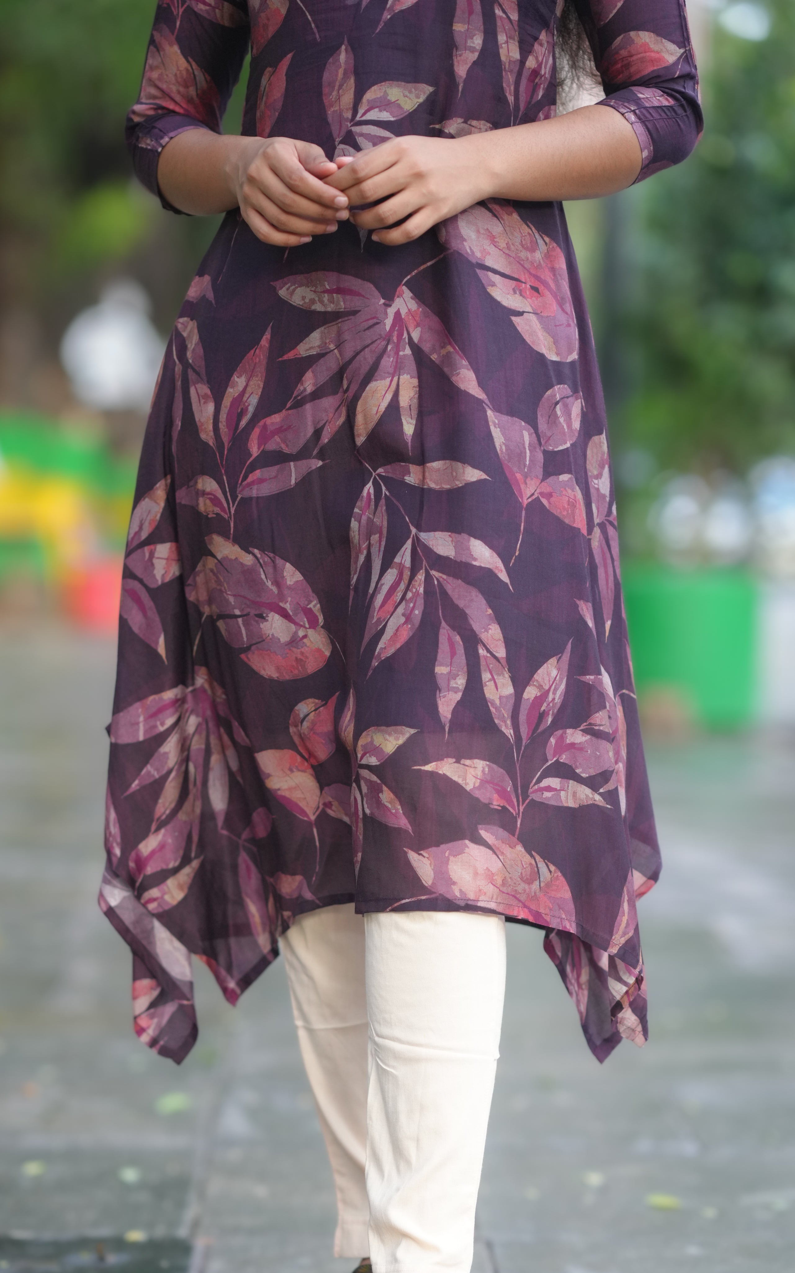floral kurti for women
