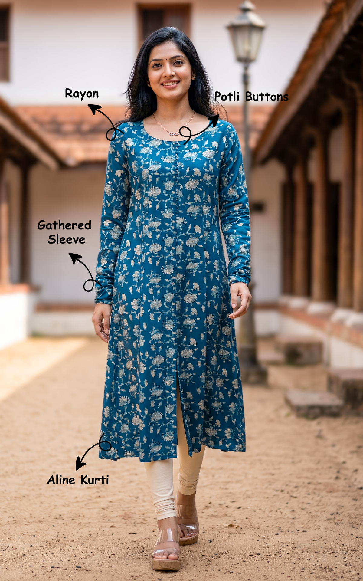 Amira Floral Blue