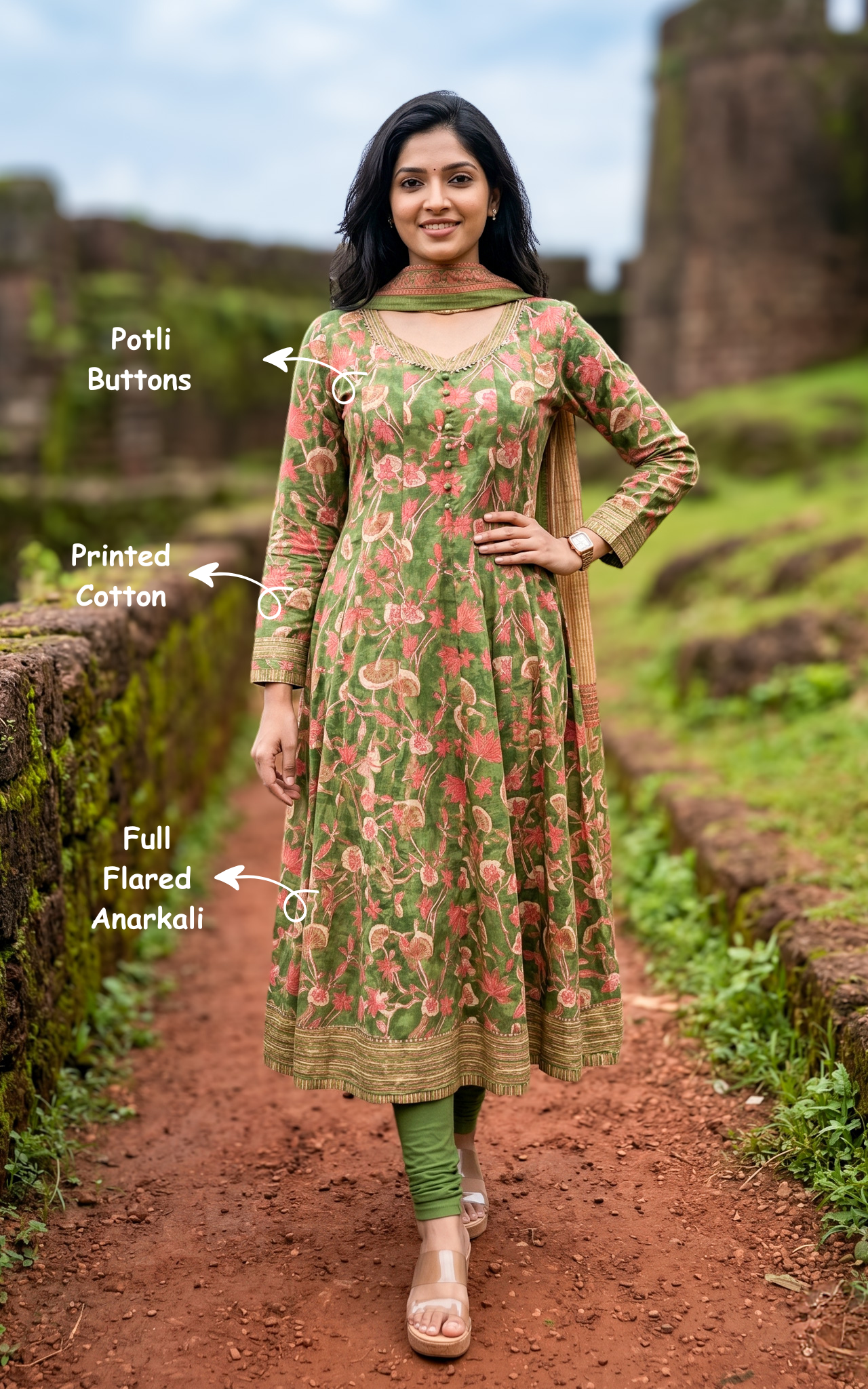 Riya C (Kurti+Dupatta)