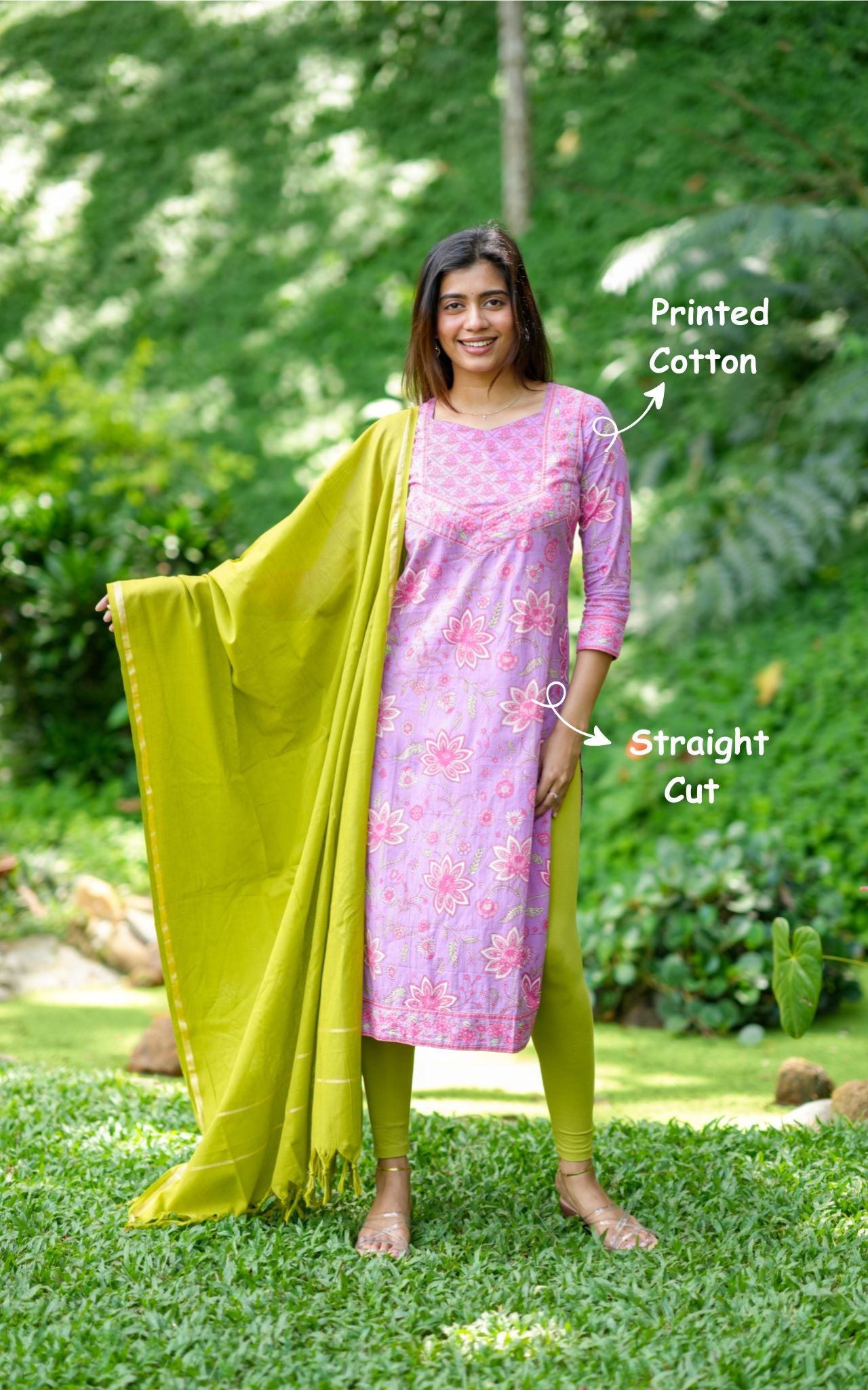 Freya B (Kurti+Dupatta)