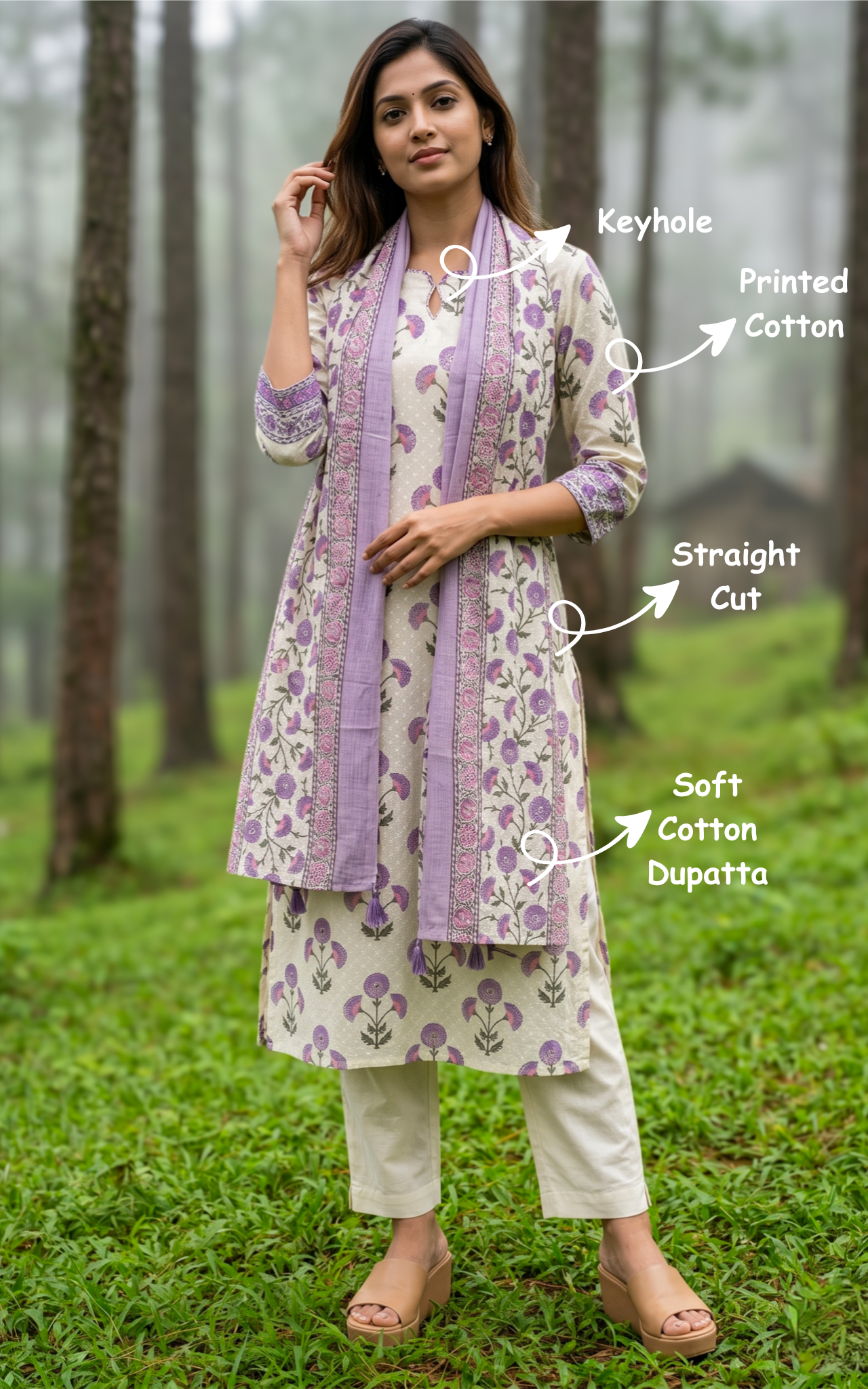 Thenarasi (Kurti+Dupatta)