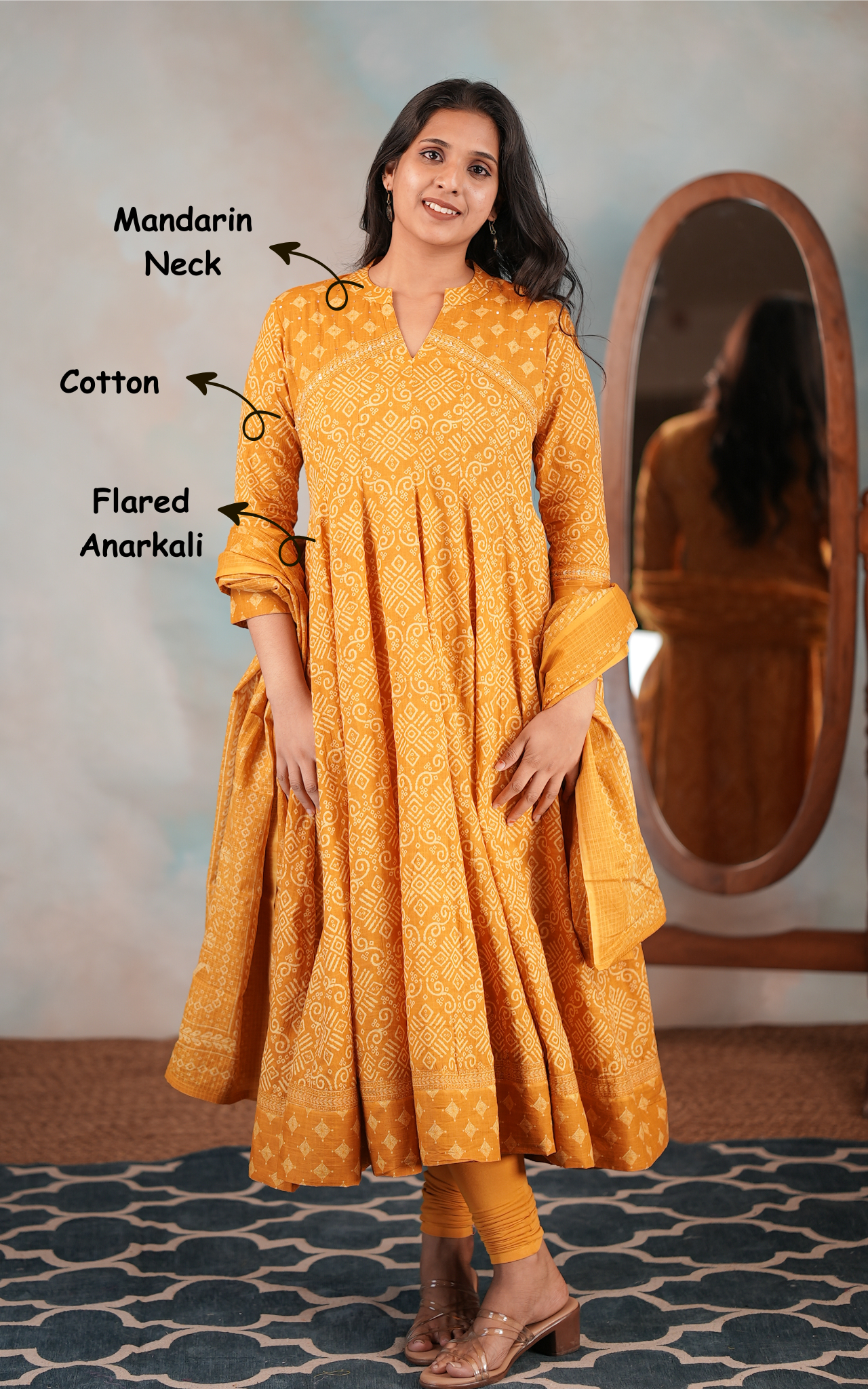 Hanisha B (Kurti+Dupatta)