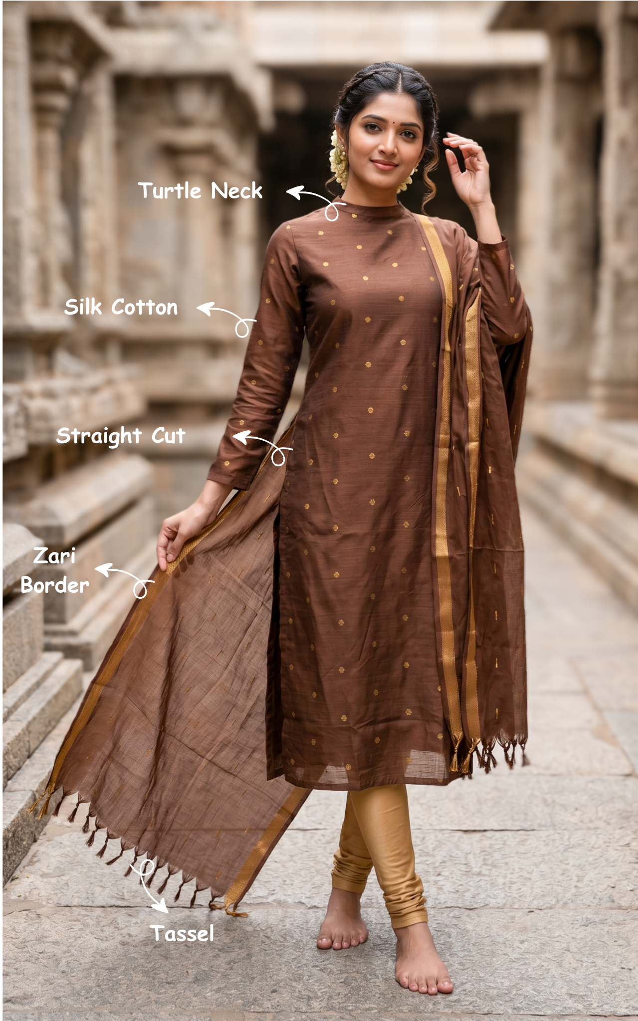 Sudari (Kurti+Dupatta)