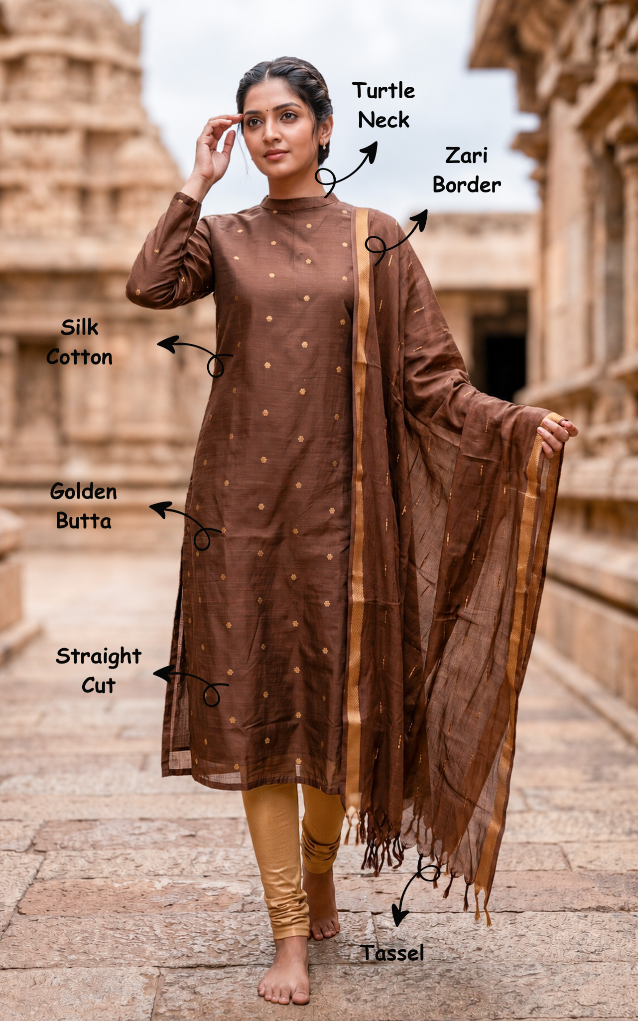 Sudari (Kurti+Dupatta)