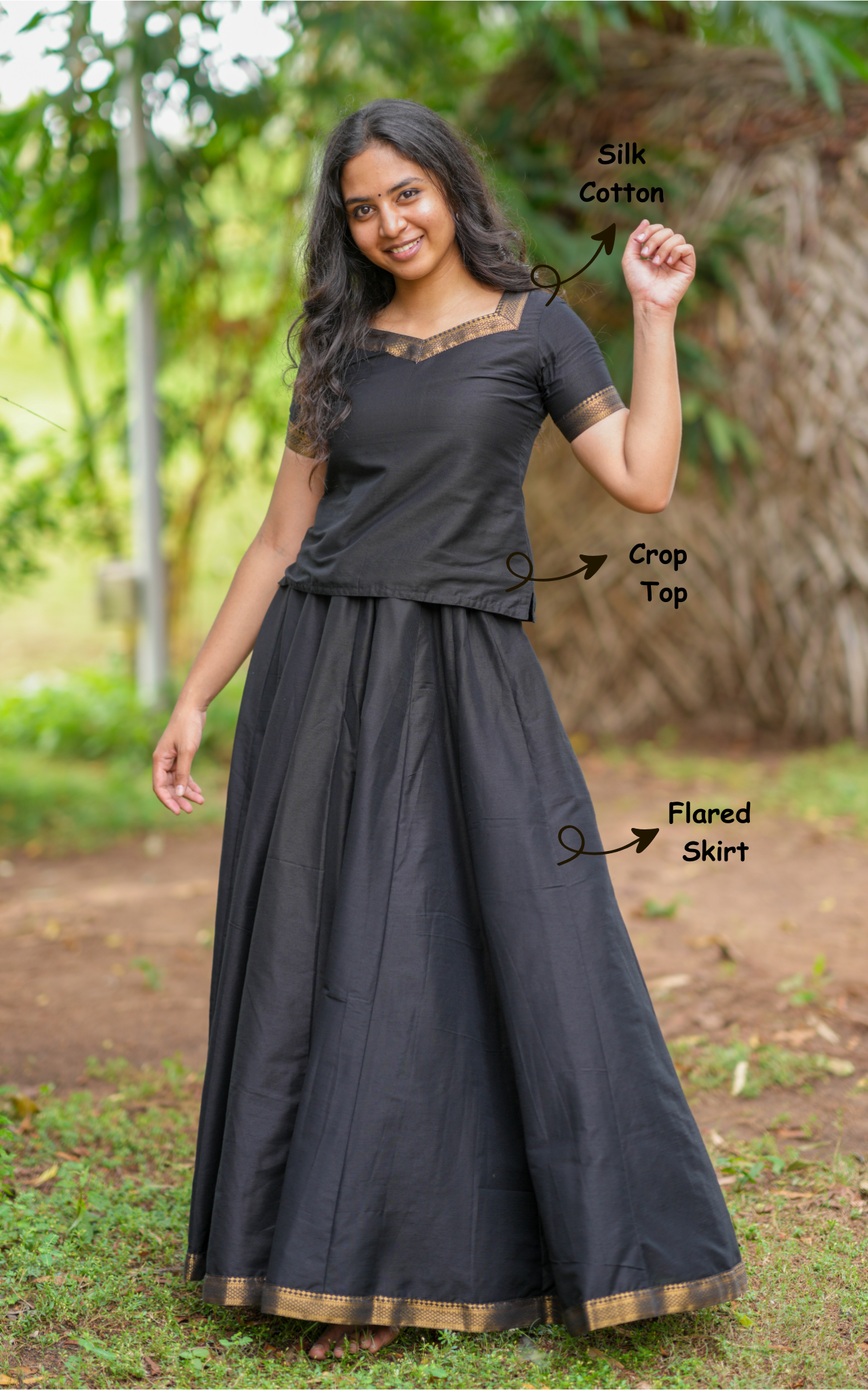 Sutri Varum Bhoomi Bhavana (Top+Skirt)