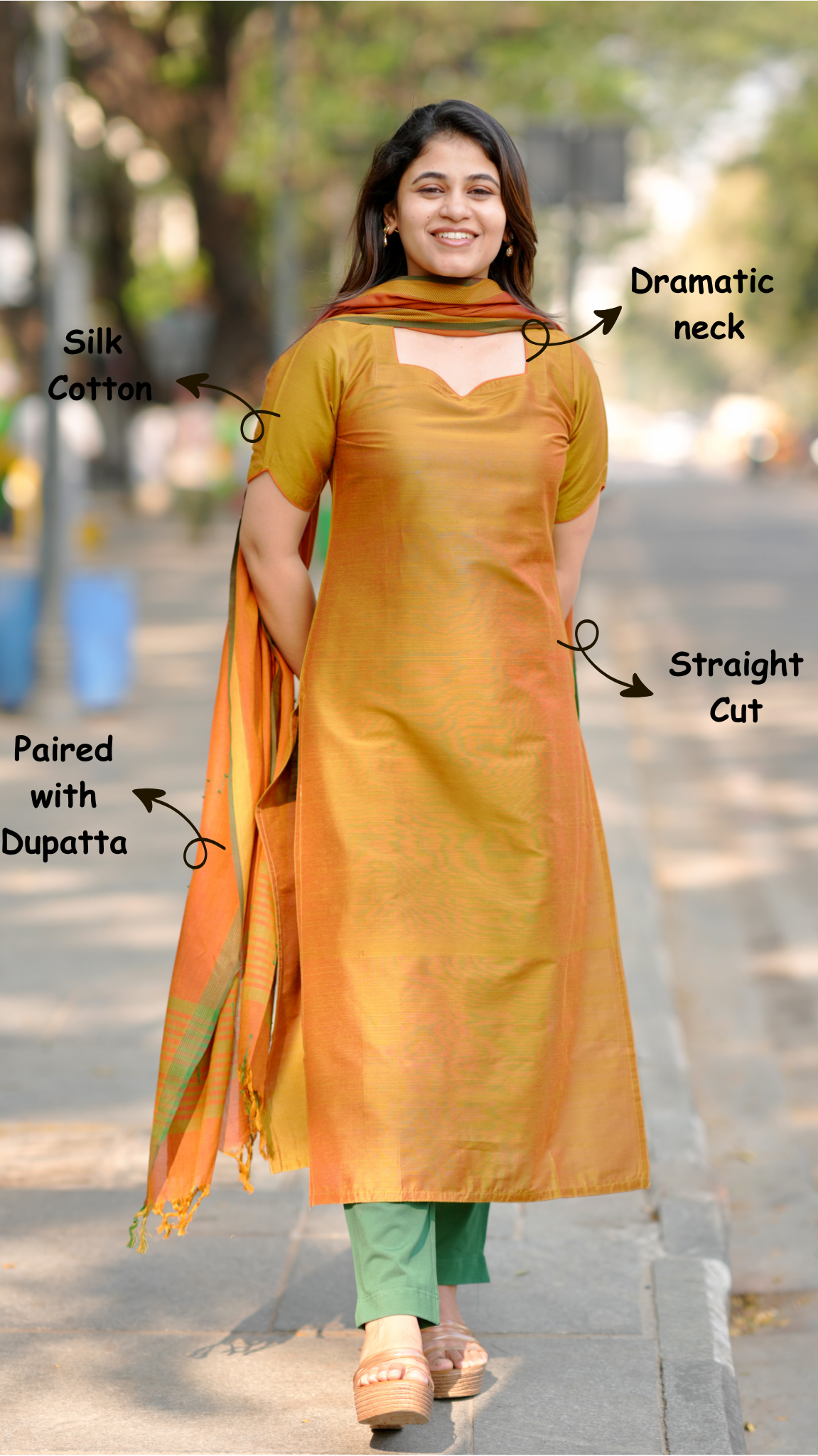 festive silk cotton kurti
designer silk cotton kurti