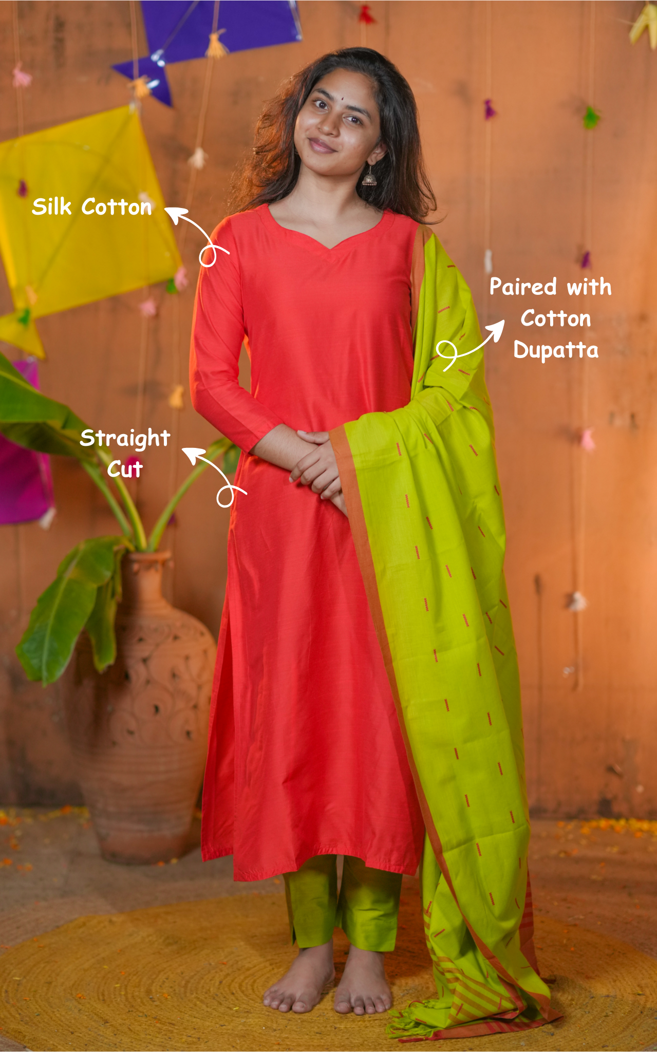 Minnoli (Kurti+Dupatta)