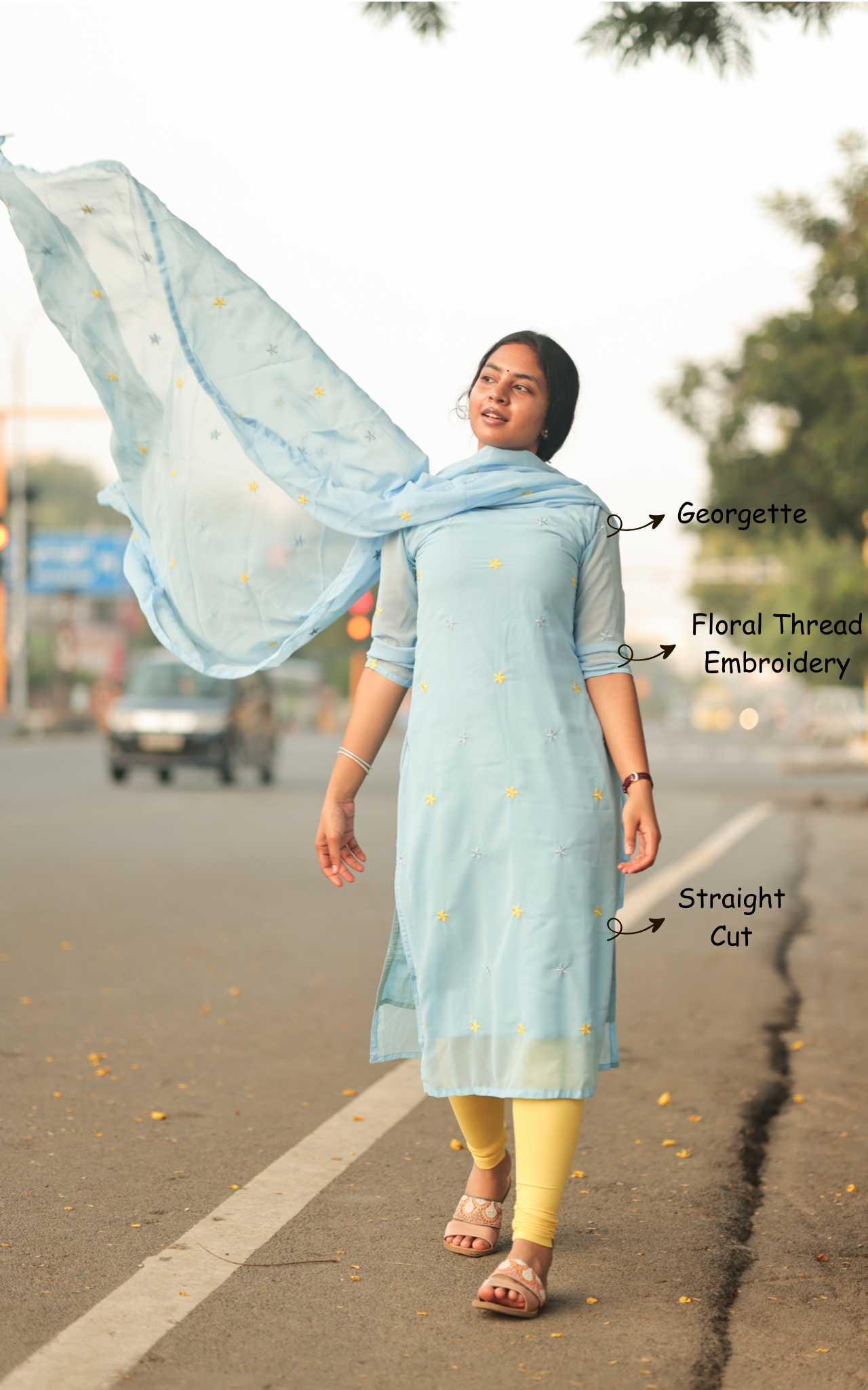Sillunu Oru Kadhal movie kurti – Tamil cinema inspired women’s traditional outfit