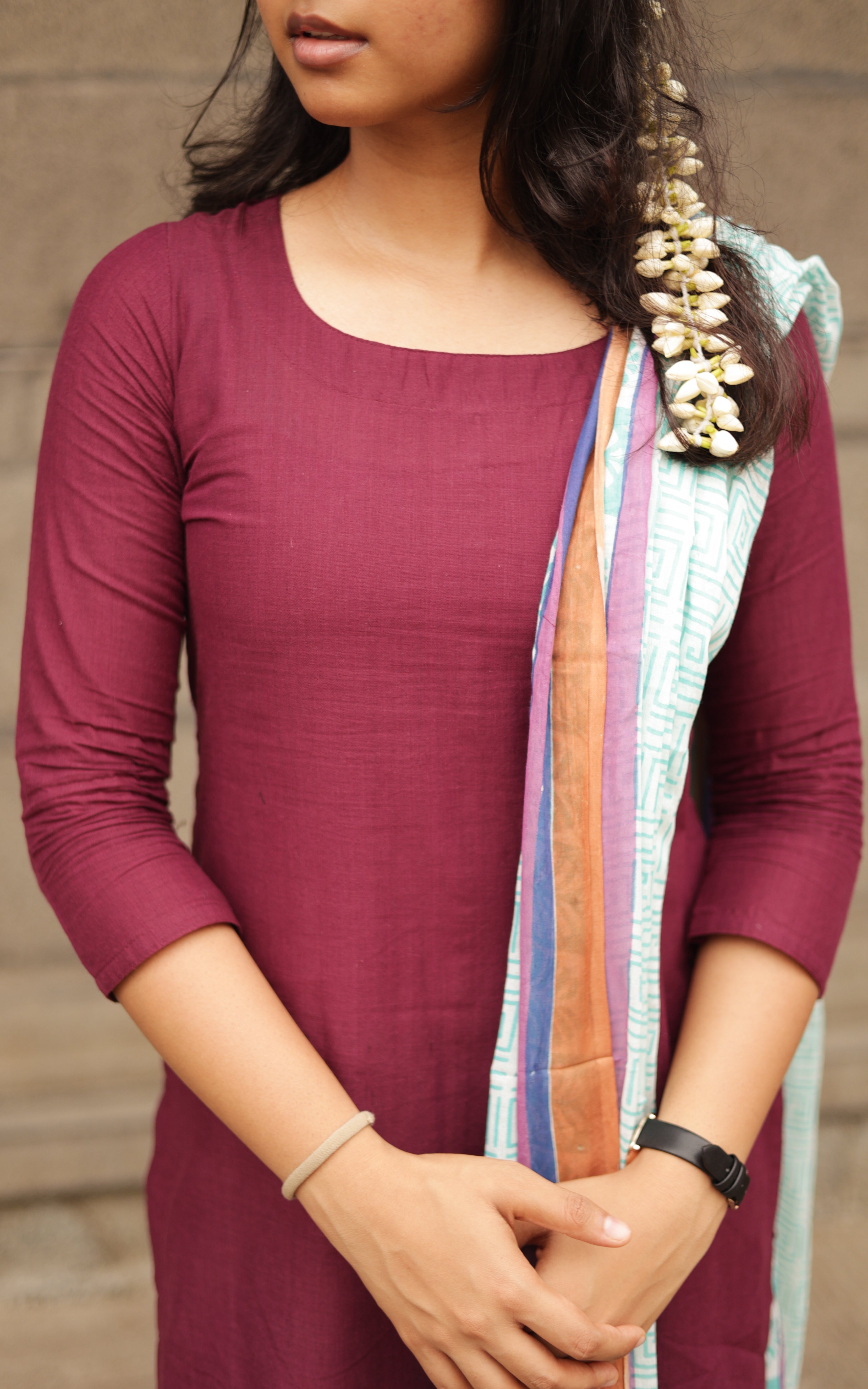 Raja Rani Nazriya Plum (Kurti+Dupatta) Delivery time: 45-60 days KURTIS instore