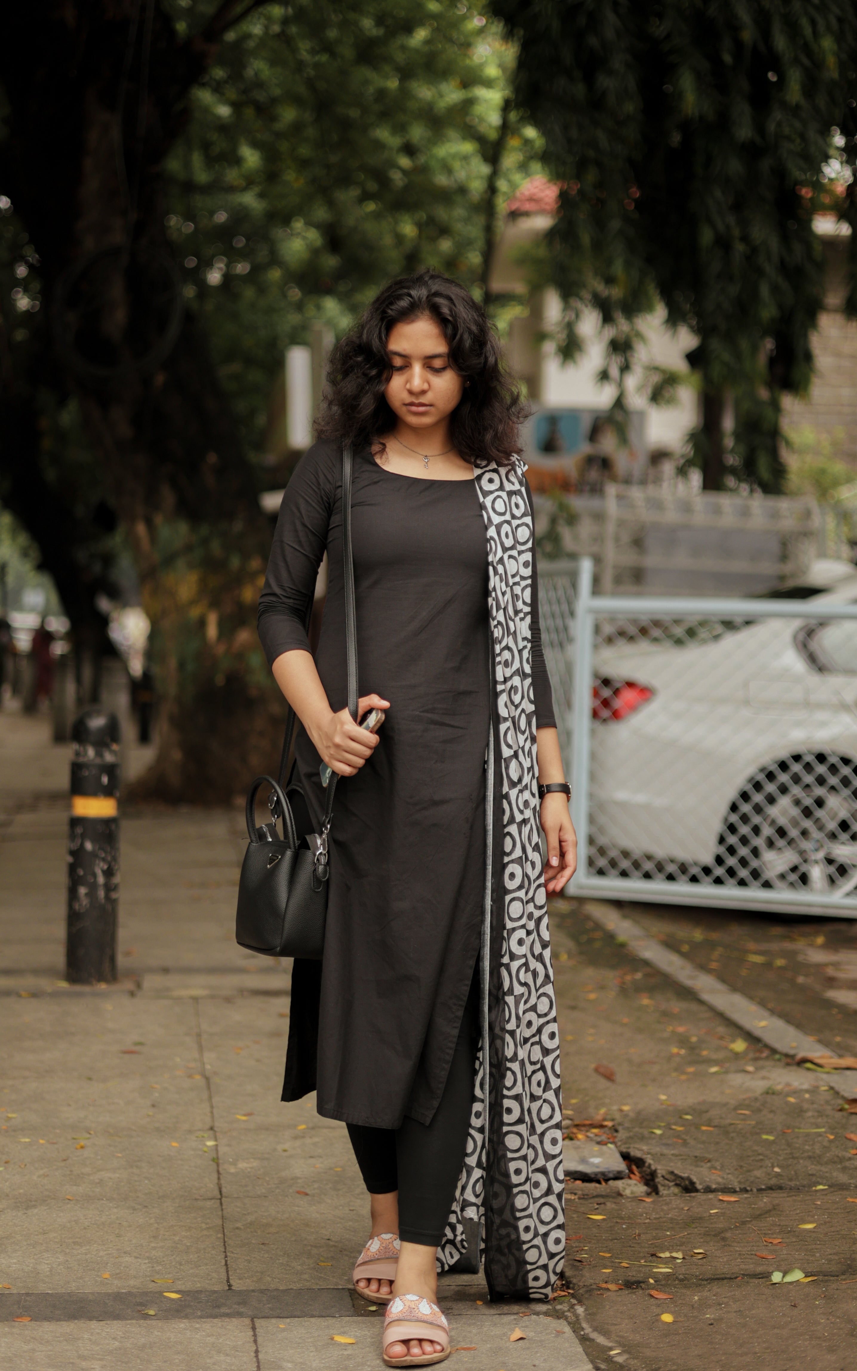 Vtv Jessie Black (Kurti+Dupatta) KURTIS instore