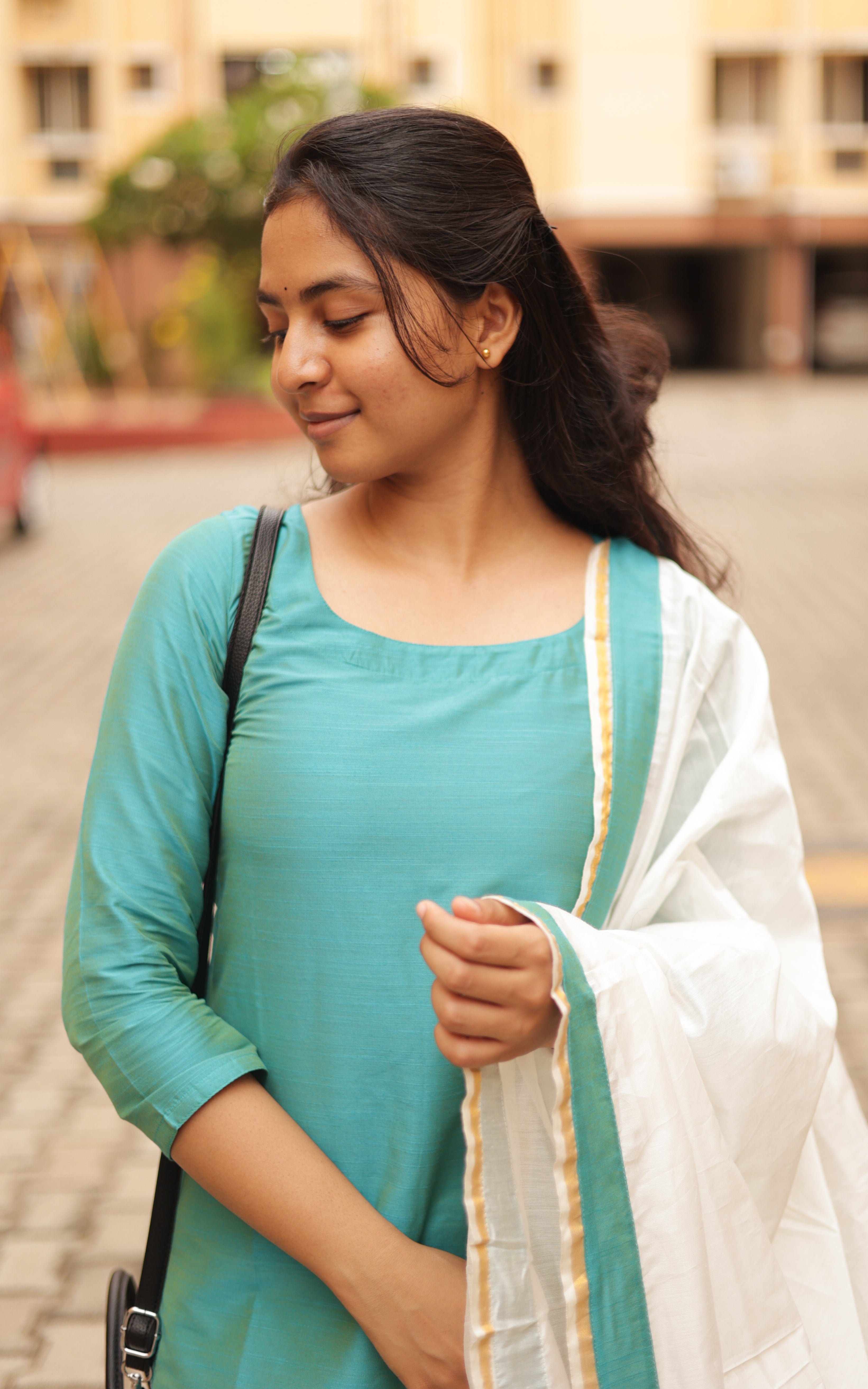 Raja Rani Nazriya Blue (Kurti+Dupatta) KURTIS instore